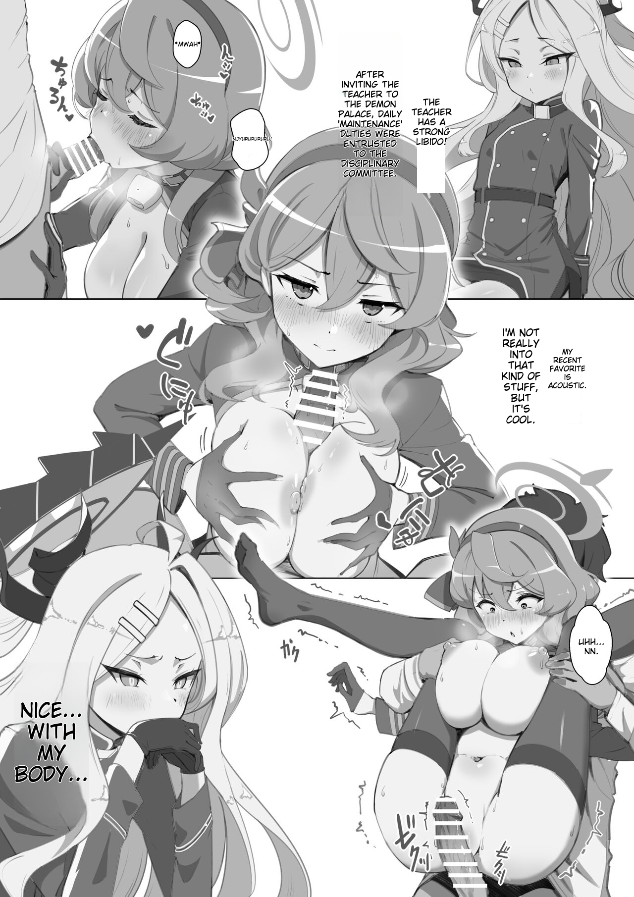 [Yonaka Works (Shiina Shinya)] Sensei no Seiyoku Daibakuhatsu Episode Of Hina (Blue Archive) [English] [MTL] 2eme image