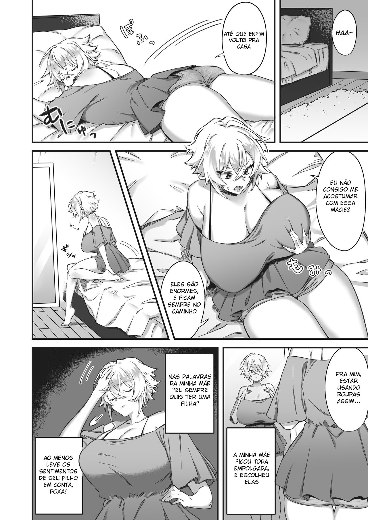 [Tempest (Imaki Ten, P Taro)] On'na ni natta ore to kaonajimi to no kankei ga kawaru toki How My Relationship With My Acquaintance Changed When I Turned Into a Girl [Portuguese-BR] Bildnummer 5