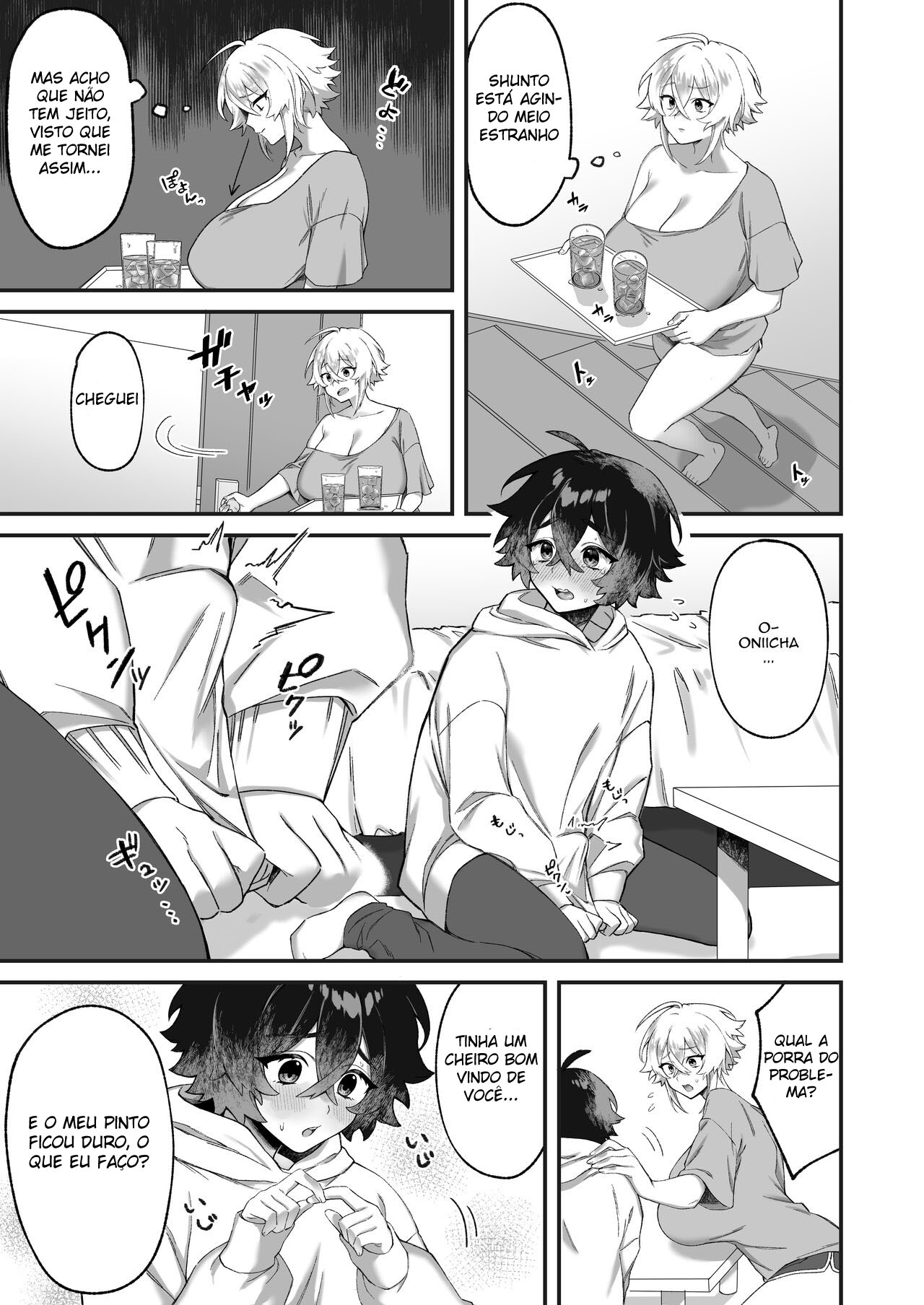 [Tempest (Imaki Ten, P Taro)] On'na ni natta ore to kaonajimi to no kankei ga kawaru toki How My Relationship With My Acquaintance Changed When I Turned Into a Girl [Portuguese-BR] Bildnummer 14