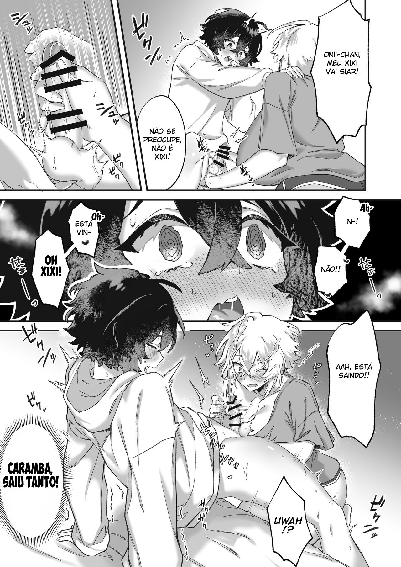 [Tempest (Imaki Ten, P Taro)] On'na ni natta ore to kaonajimi to no kankei ga kawaru toki How My Relationship With My Acquaintance Changed When I Turned Into a Girl [Portuguese-BR] Bildnummer 18