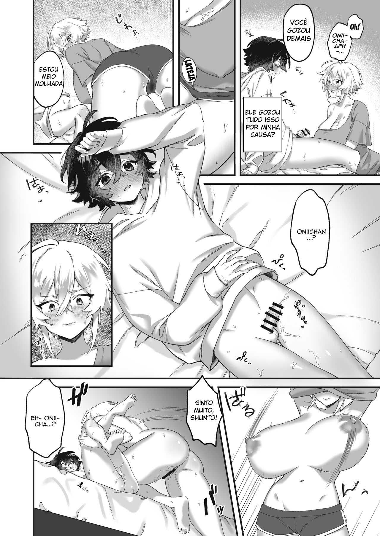 [Tempest (Imaki Ten, P Taro)] On'na ni natta ore to kaonajimi to no kankei ga kawaru toki How My Relationship With My Acquaintance Changed When I Turned Into a Girl [Portuguese-BR] Bildnummer 19