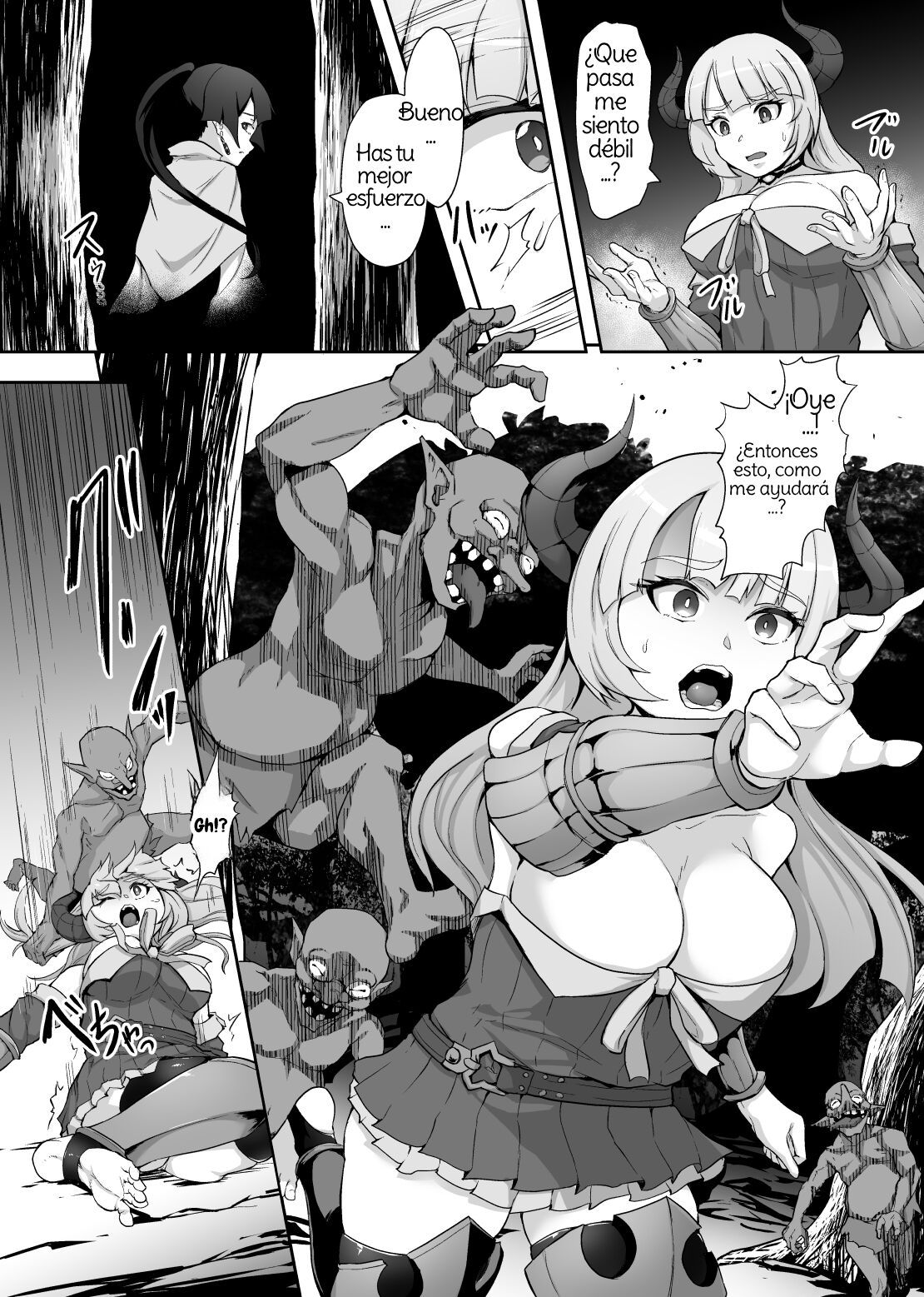 [Gotarou no All Night Fuck (Gotarou)] Tettsui no Onna Senshi, Mamono ni Makete Okasareru Mousou o Kojirase Shinu yori Hidoi Me ni Au [Spanish] [Amaterasu] [Digital] 이미지 번호 12