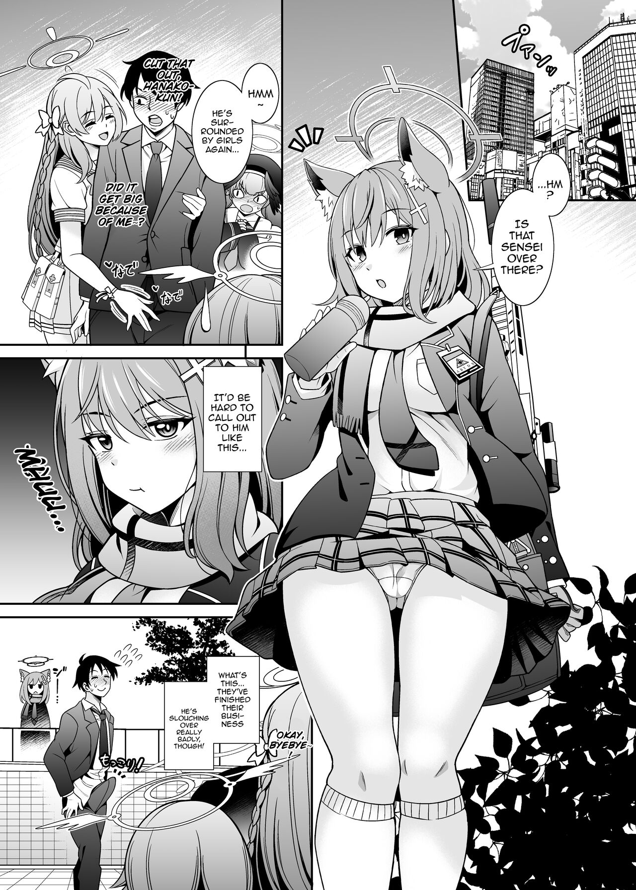 [Kurokoya (Shikigami Kuroko)] Mn... Ima Nuite Ageru ne Sensei | Mm.., I'll Get You Off Right Now, Sensei (Blue Archive) [English] {Doujins.com} [Digital] image number 3