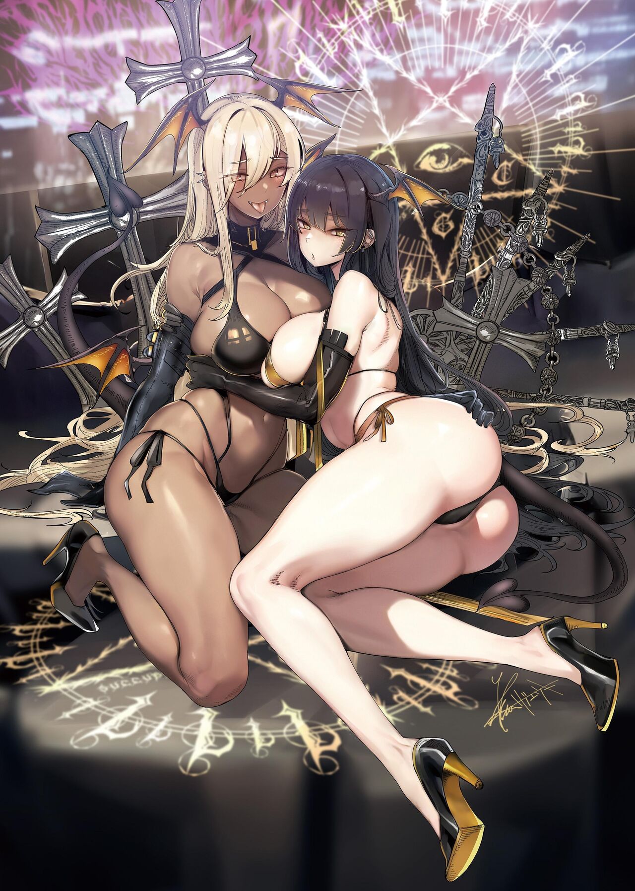 [L.G.C. (Ribyuhki)] Succubus o Shoukan Shitara, Gal Deshita. | 서큐버스를 소환했더니, 갸루였습니다. [Korean] [Digital] 图片编号 26