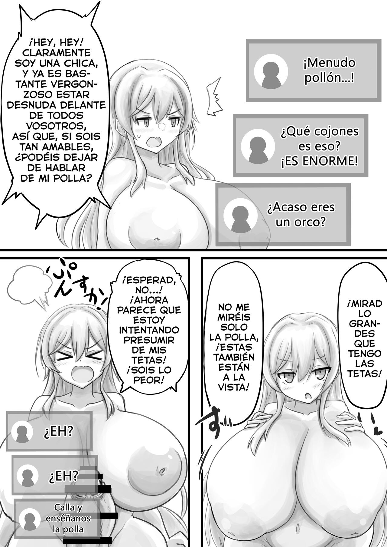 [Niziryu Dark Side (Nizikuroryu)] [Onanie Haishin] Onna Kishi no Shasei Misetaru!! | [Masturbación en directo] ¡¡Así es como eyacula una caballera futanari!! (Nijisanji) [Digital] [Spanish] [MFT-Team] image number 3