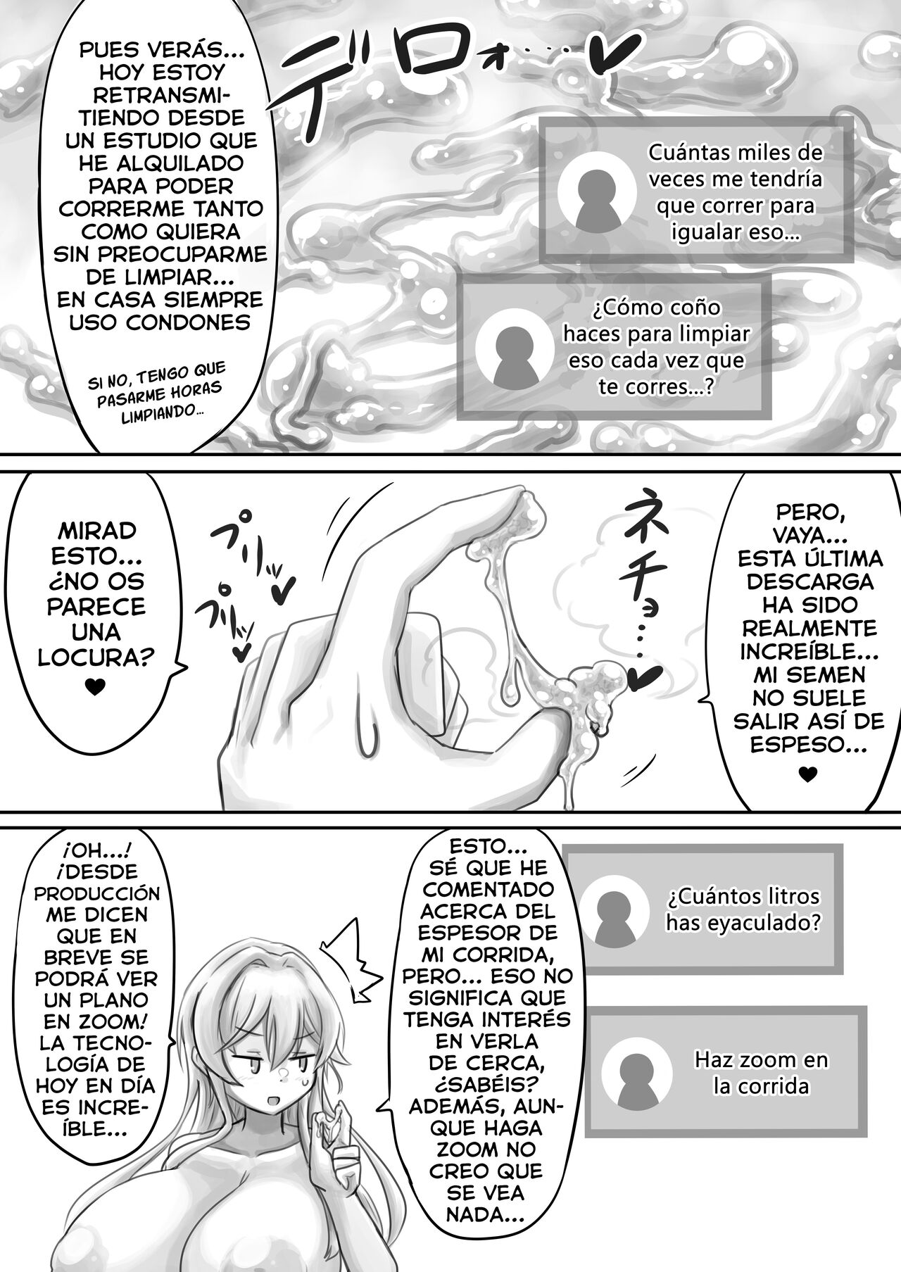 [Niziryu Dark Side (Nizikuroryu)] [Onanie Haishin] Onna Kishi no Shasei Misetaru!! | [Masturbación en directo] ¡¡Así es como eyacula una caballera futanari!! (Nijisanji) [Digital] [Spanish] [MFT-Team] image number 8