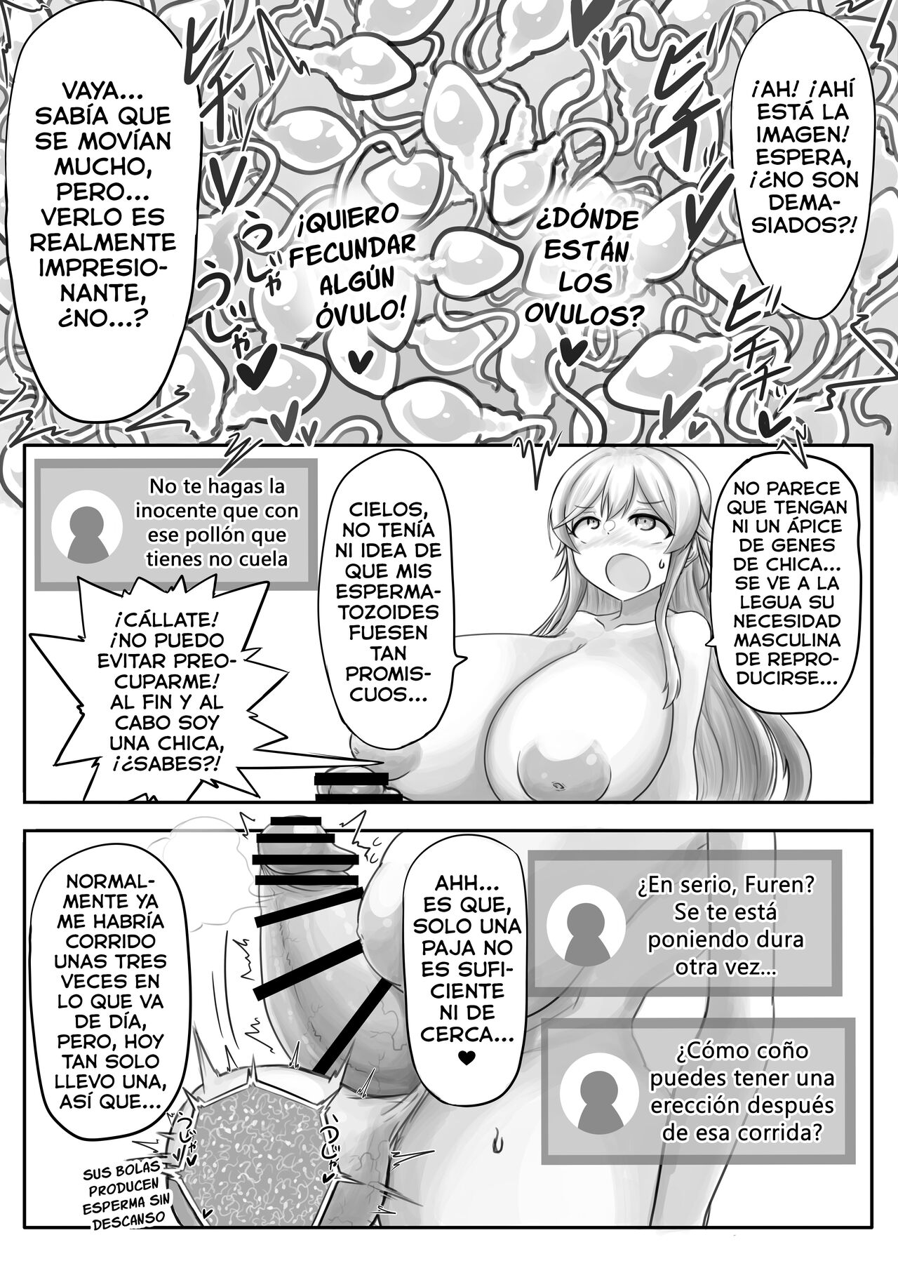 [Niziryu Dark Side (Nizikuroryu)] [Onanie Haishin] Onna Kishi no Shasei Misetaru!! | [Masturbación en directo] ¡¡Así es como eyacula una caballera futanari!! (Nijisanji) [Digital] [Spanish] [MFT-Team] image number 9