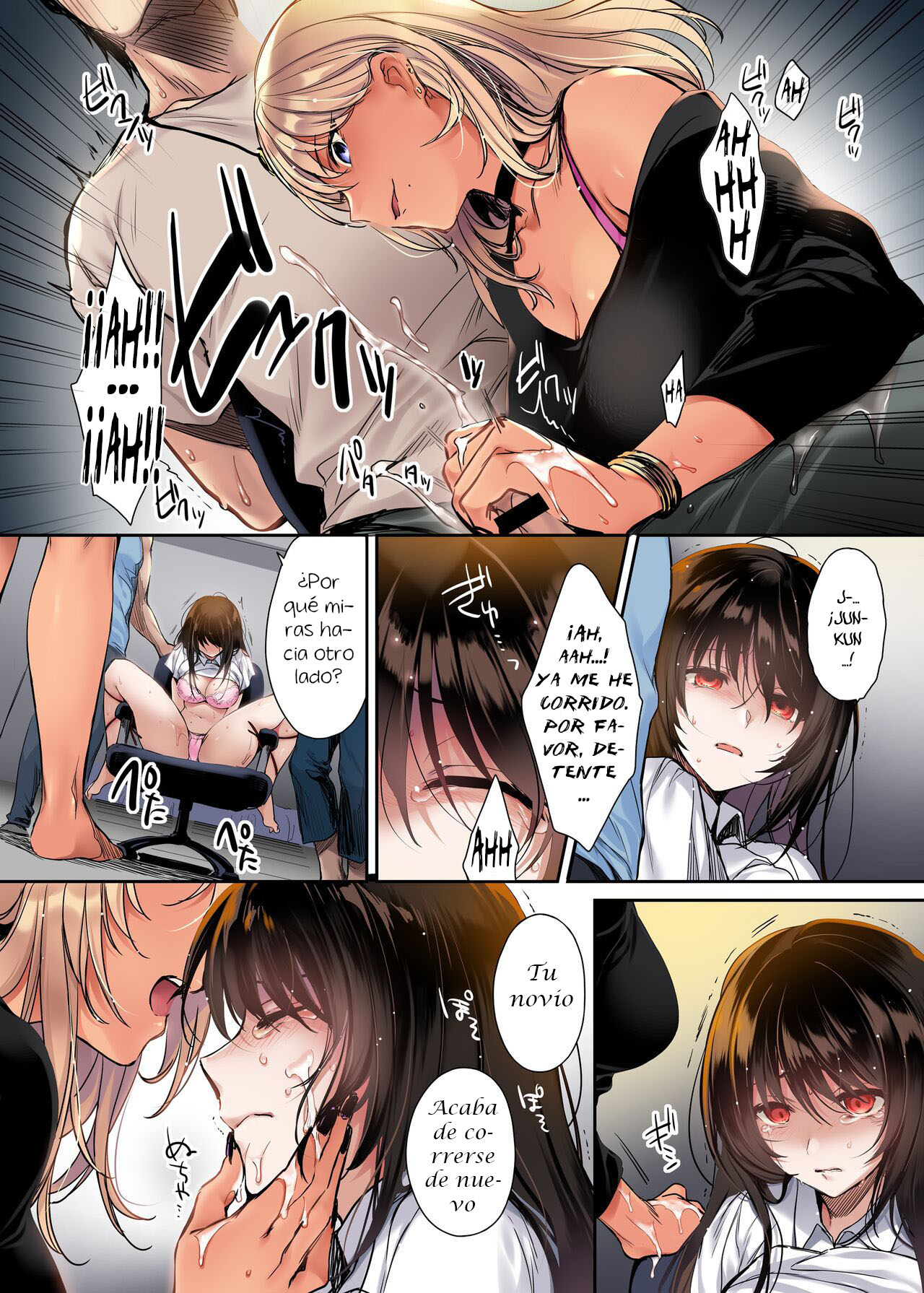 [Smile Foran Company. (Mutsuki, Yukihito)] Full Color Ban Wakarase ~Kuro Gal Akane no Couple Douji Seisai~ [Spanish] [Hs enfermos] numero di immagine  5