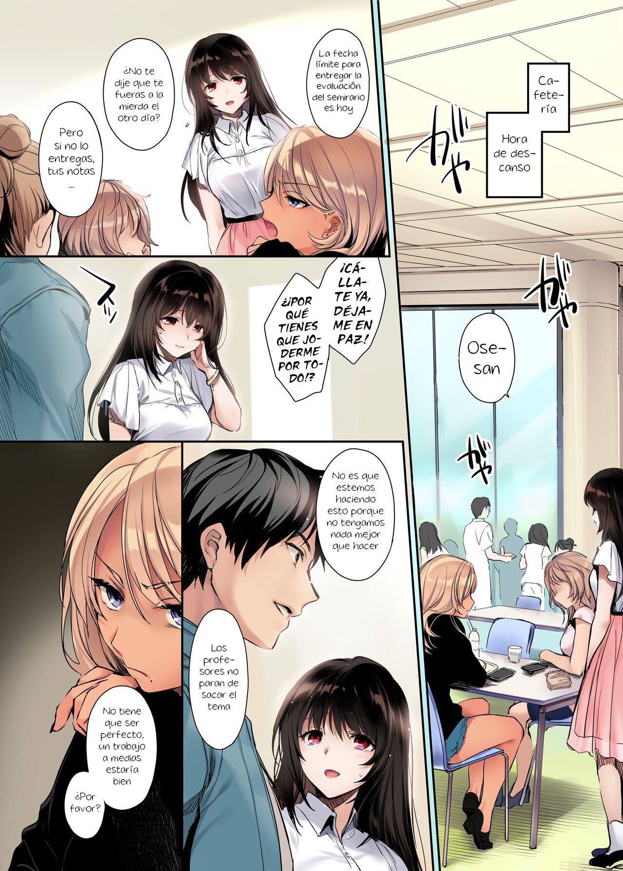 [Smile Foran Company. (Mutsuki, Yukihito)] Full Color Ban Wakarase ~Kuro Gal Akane no Couple Douji Seisai~ [Spanish] [Hs enfermos] изображение № 7