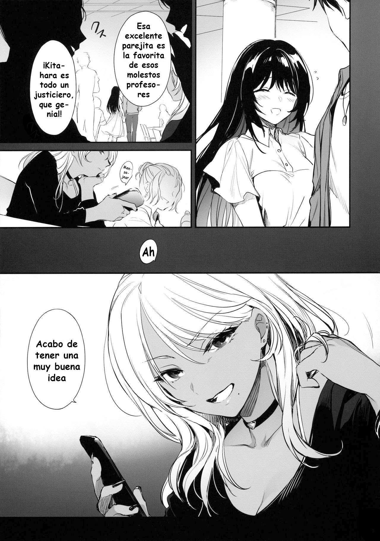 [Smile Foran Company (Mutsuki, Yukihito)] Wakarase ~Kuro Gal Akane no Couple Douji Seisai~ [Spanish] [Hs enfermos] [Digital] 画像番号 8