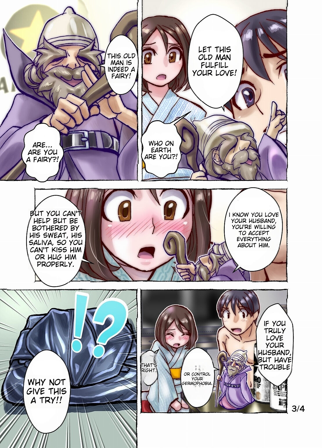 [Ufufu Enterprise (Hicoromo Kyouichi)] Keppekishou no Tsuma to no Shinkon Shoyatte? | What about your first night as a newlywed with a germaphobic wife? Part 1 + 2 [English] 画像番号 3