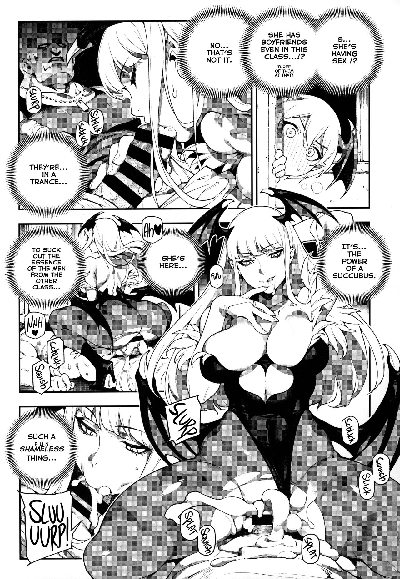 (C97) [Bear Hand (Ireading, Fishine)] Fighter Girls Vampire (Darkstalkers) [English] [Nishimaru] изображение № 5