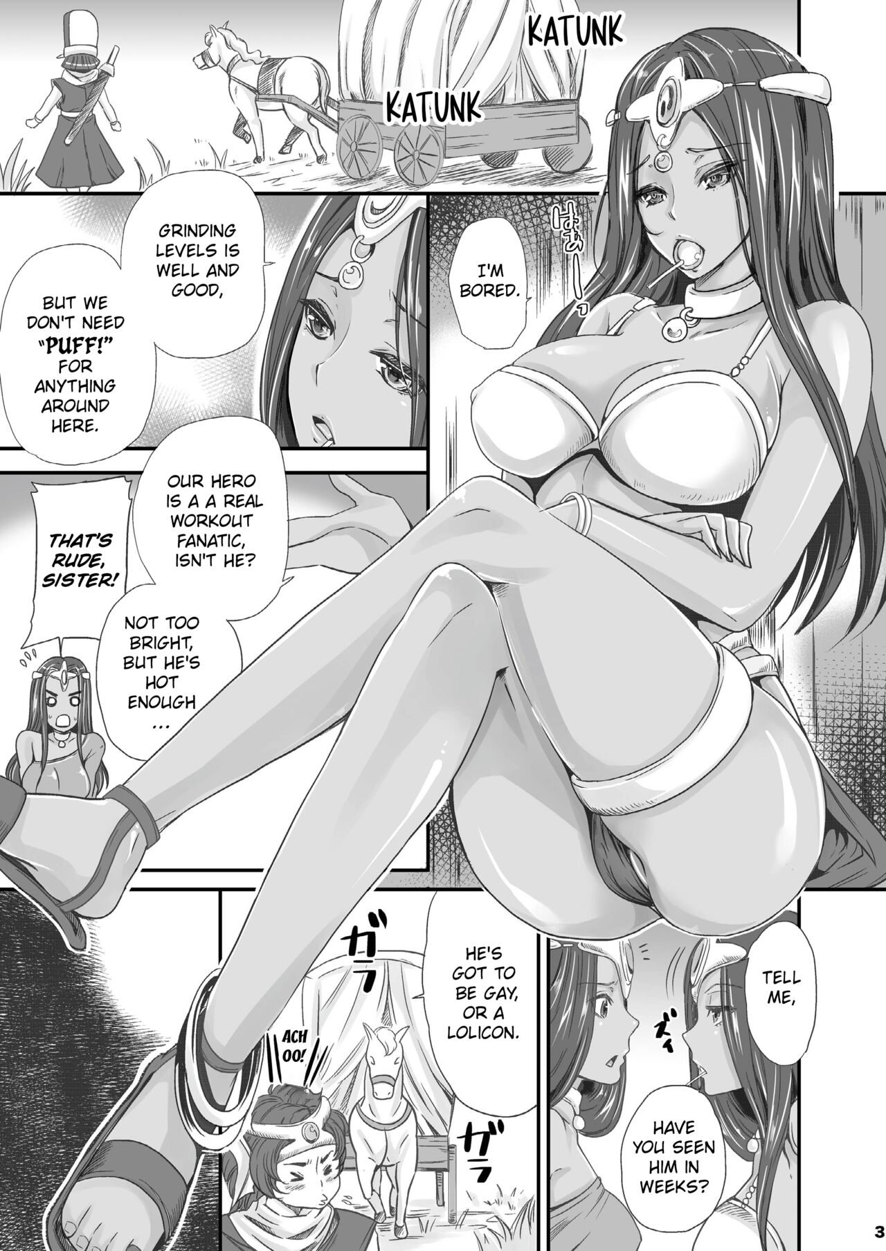 (C81) [Momoiro-Rip (Sugar Milk)] Travelers with Benefits (Dragon Quest IV) [English] [EHCOVE] 이미지 번호 2