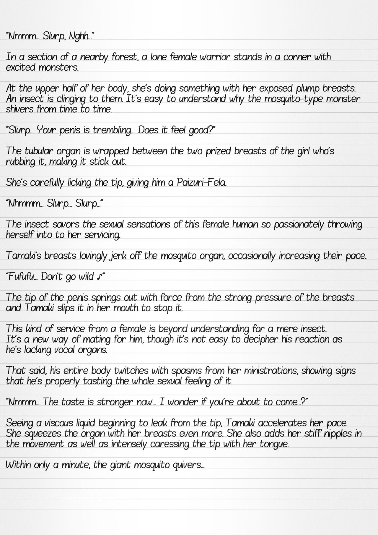 [Tiba-Santi (Misuke)]  Misuke's Short Stories 7 - Three Girls & Insects (ToHeart2 Dungeon Travelers) [English] 图片编号 5