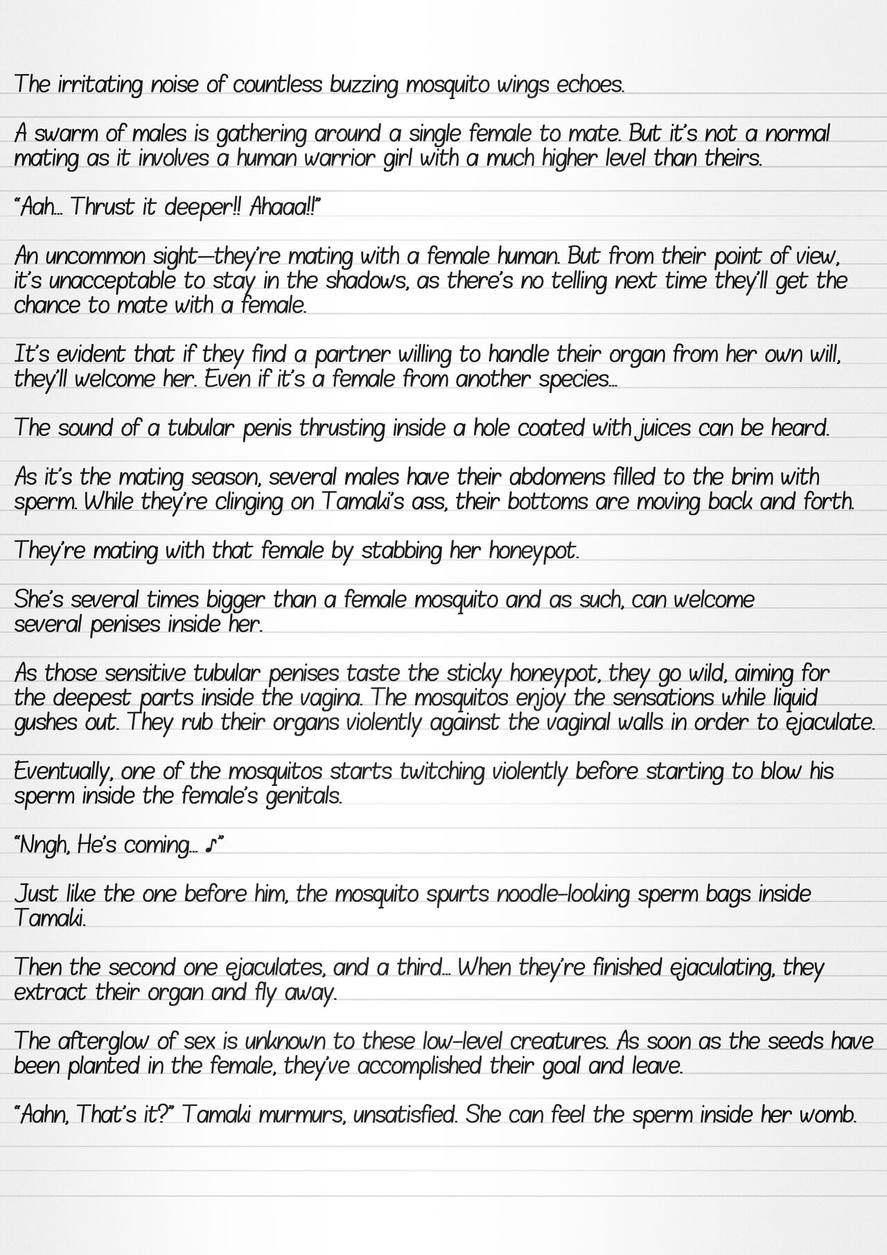 [Tiba-Santi (Misuke)]  Misuke's Short Stories 7 - Three Girls & Insects (ToHeart2 Dungeon Travelers) [English] 图片编号 8