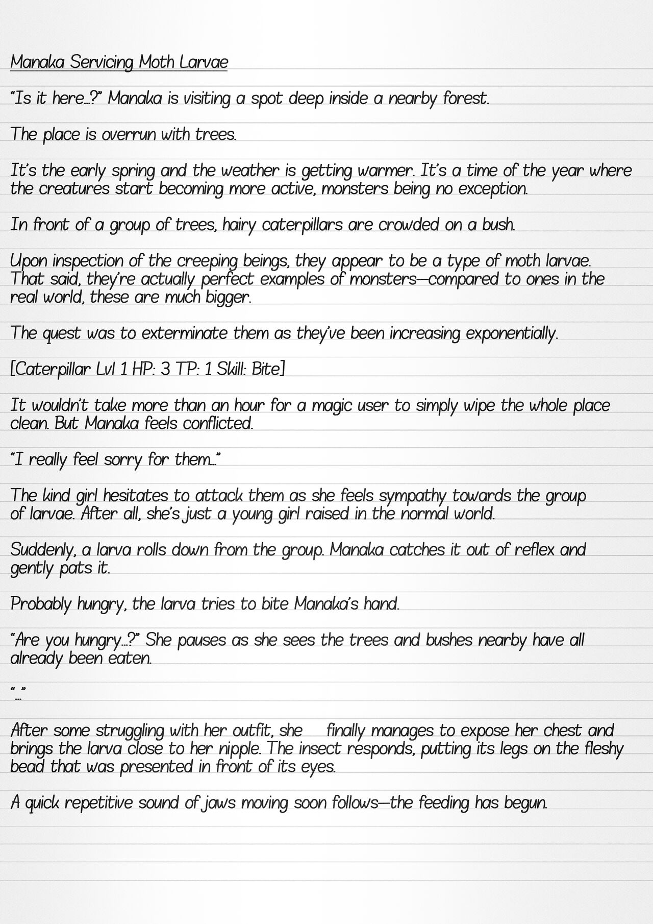 [Tiba-Santi (Misuke)]  Misuke's Short Stories 7 - Three Girls & Insects (ToHeart2 Dungeon Travelers) [English] 图片编号 16