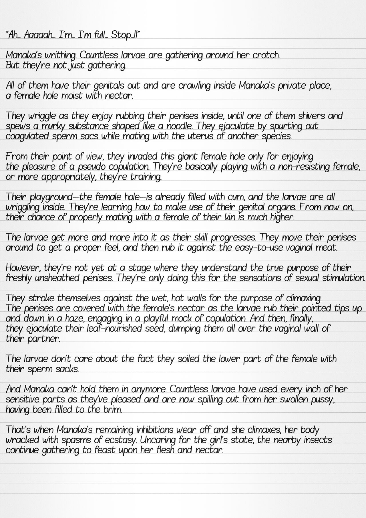 [Tiba-Santi (Misuke)]  Misuke's Short Stories 7 - Three Girls & Insects (ToHeart2 Dungeon Travelers) [English] 图片编号 19