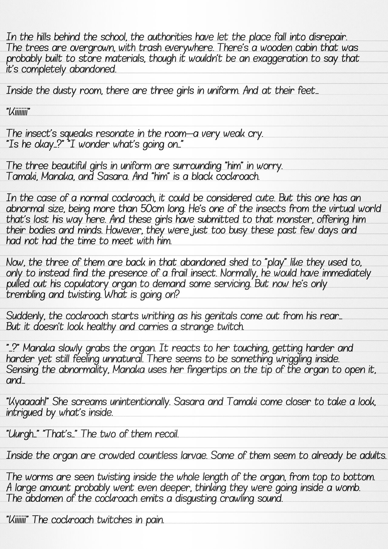 [Tiba-Santi (Misuke)] Misuke's Short Stories 8 - Parasitized Cockroach (ToHeart2 Dungeon Travelers) [English] numero di immagine  2