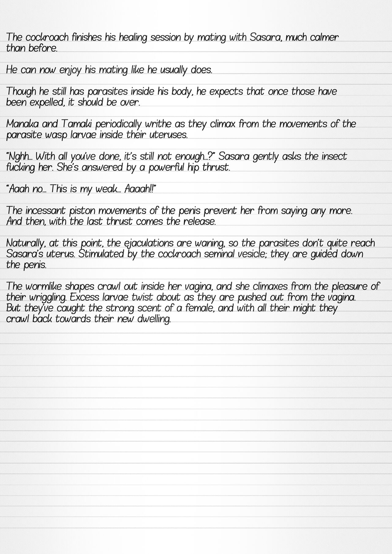 [Tiba-Santi (Misuke)] Misuke's Short Stories 8 - Parasitized Cockroach (ToHeart2 Dungeon Travelers) [English] numero di immagine  16