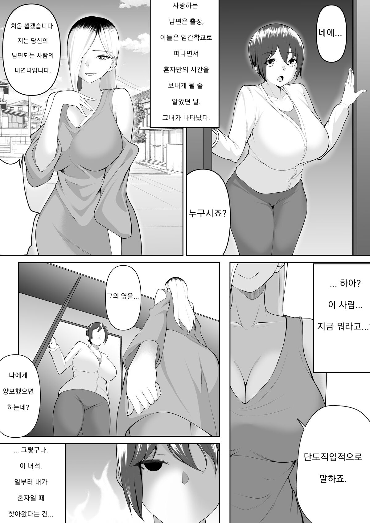 [mochi] Tsuma VS Aijin | 아내 VS 불륜상대 [Korean] image number 2