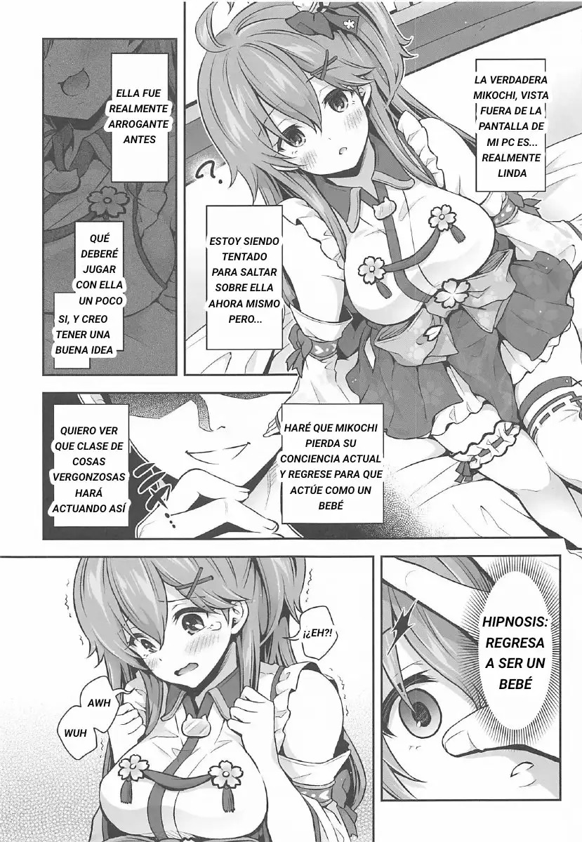 (C99) [Hachinoko P (hatigo)] Mikochi Saimin Ecchi Hon ~Youji Taikou Hen~ (Sakura Miko) [Spanish] [Yareco] numero di immagine  9