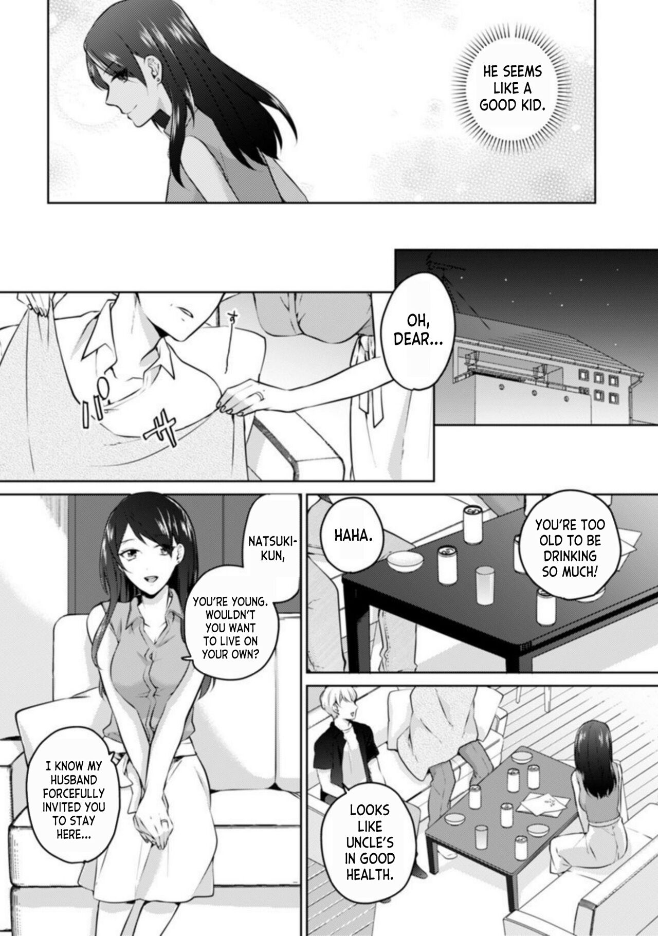 [Kani Itoh] Oi Ni Netorare Deisui Ecchi "Irerareta dake de… Oku made Iccha...u!" 1 | Drunken NTR Sex with my Nephew "I came deep inside when he put it inside me..." Ch. 1 [English] [desudesu] 图片编号 5