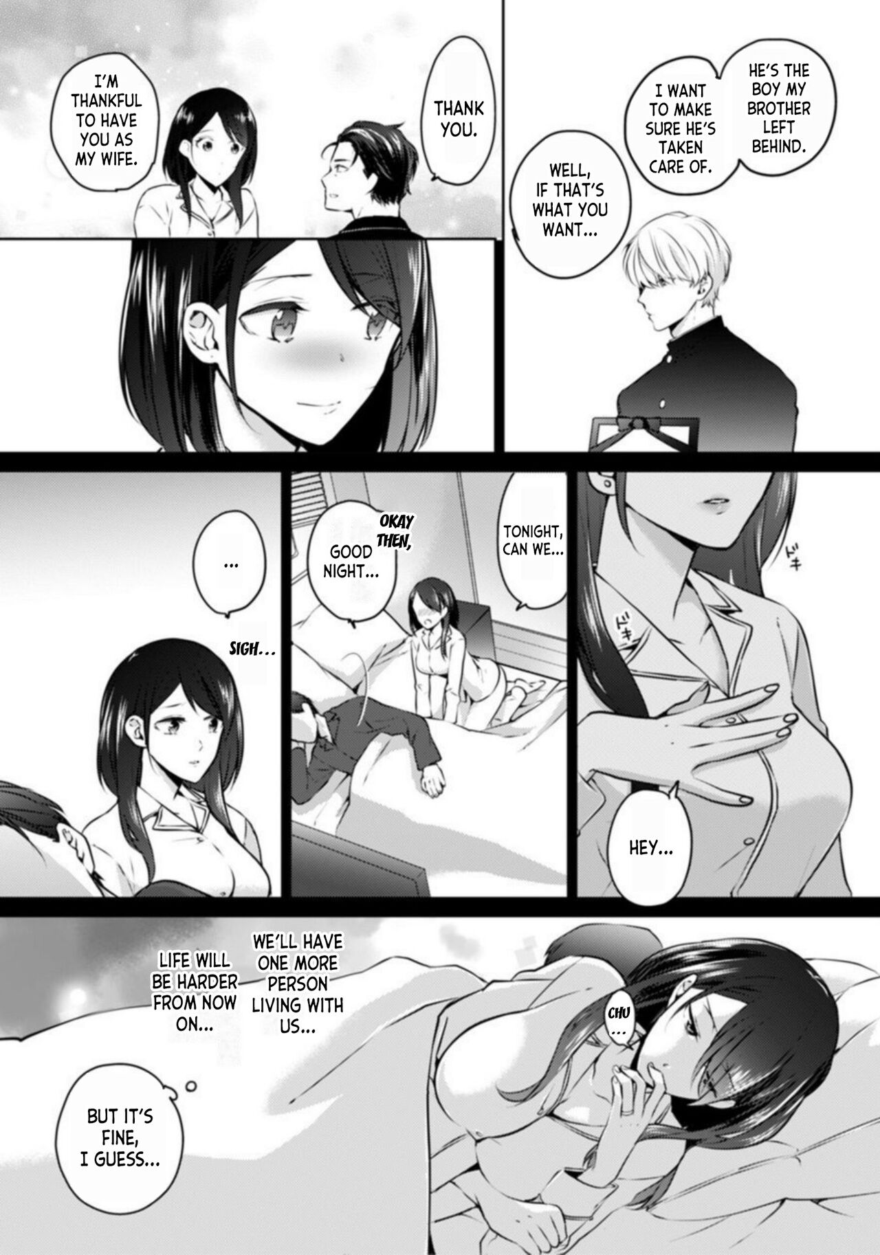 [Kani Itoh] Oi Ni Netorare Deisui Ecchi "Irerareta dake de… Oku made Iccha...u!" 1 | Drunken NTR Sex with my Nephew "I came deep inside when he put it inside me..." Ch. 1 [English] [desudesu] 12eme image