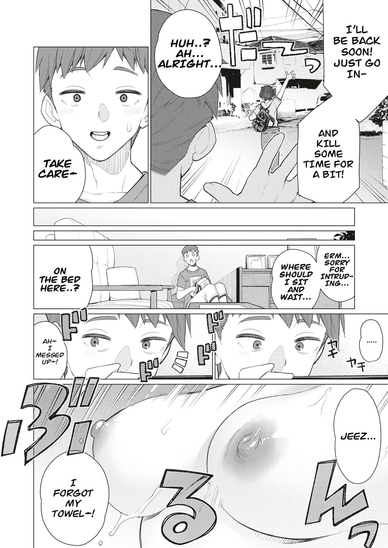 [Minamida Usuke] Tomodachi no Mama wa Muboubi Oba-san | My Friend's Mother is a Careless Old Lady (COMIC HOTMiLK Koime Vol. 45) [English] [Digital] image number 2