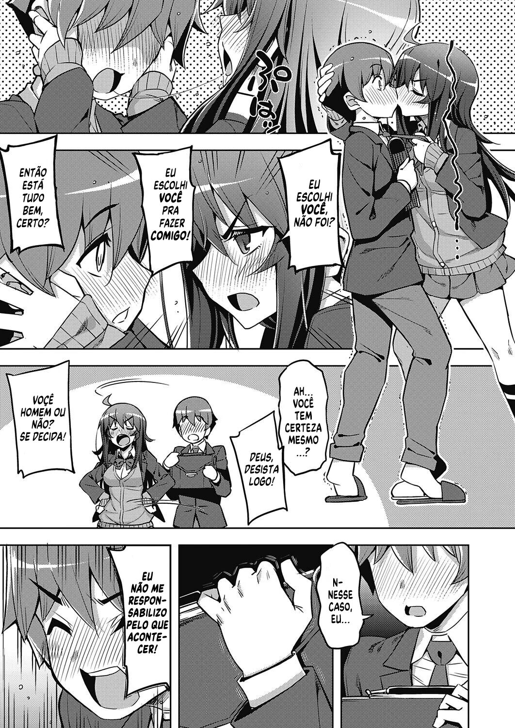 [Namonashi] Hanashi ga Chigau | Aí é outra história (COMIC ExE 31) [Portuguese-BR] [Bakai.org] [Digital] Bildnummer 9