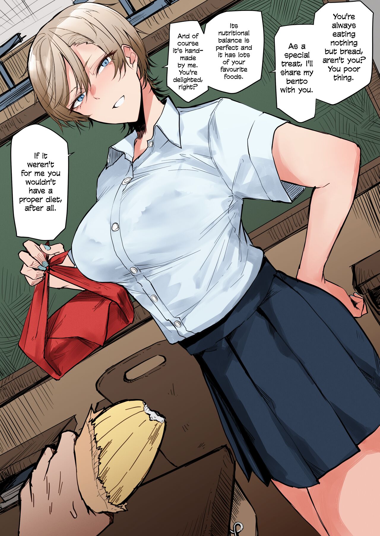 [Okyou] Gouman na Ikemen Onee-san no Manga | A Manga About An Arrogant, Handsome Onee-San [English] [Colorized] Bildnummer 1