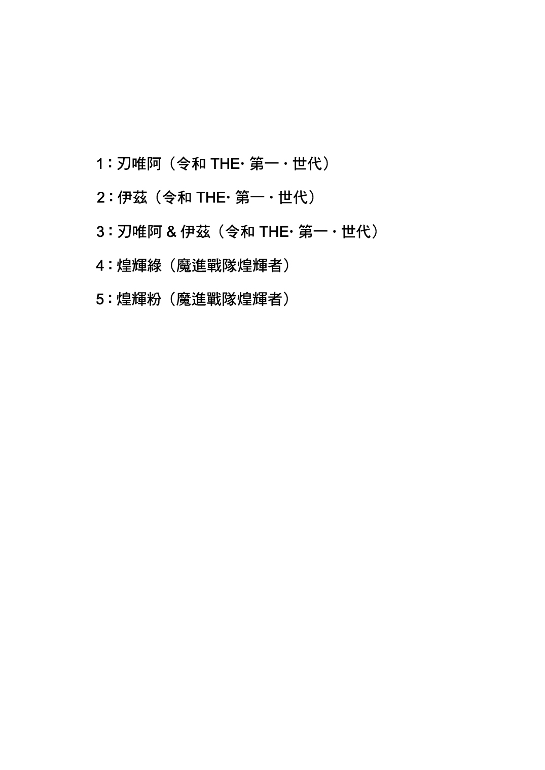 [Buster] C97 Kaijou Gentei Hon Doki-! Onna darake no Rape the Generation (Kamen Rider Zero-one, Mashin Sentai Kiramager) [Chinese] numero di immagine  2