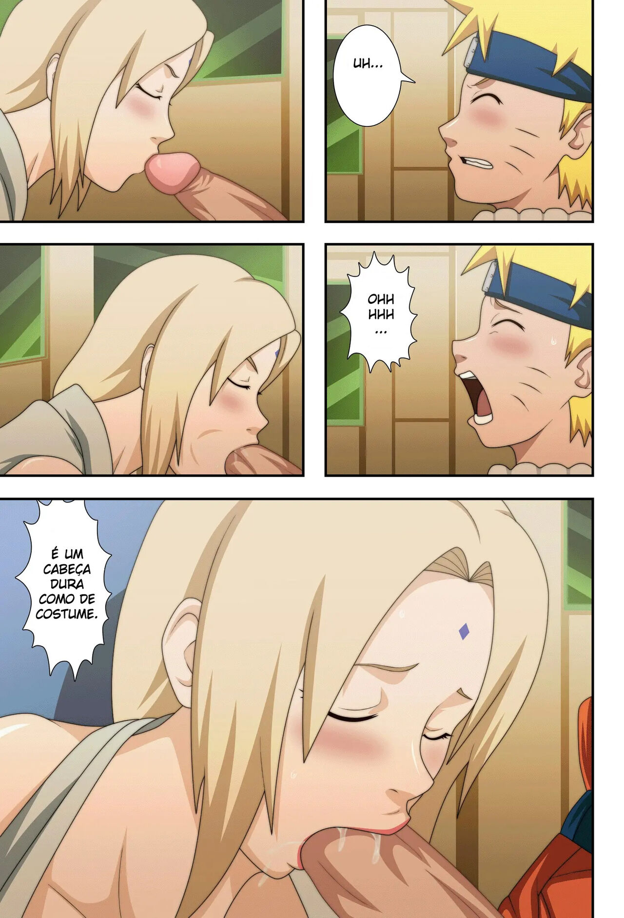 Naruho-Dou Naruto e Tsunade Kyonyuu No Ninja Chichikage  BigBreast Ninja  portuguese image number 12