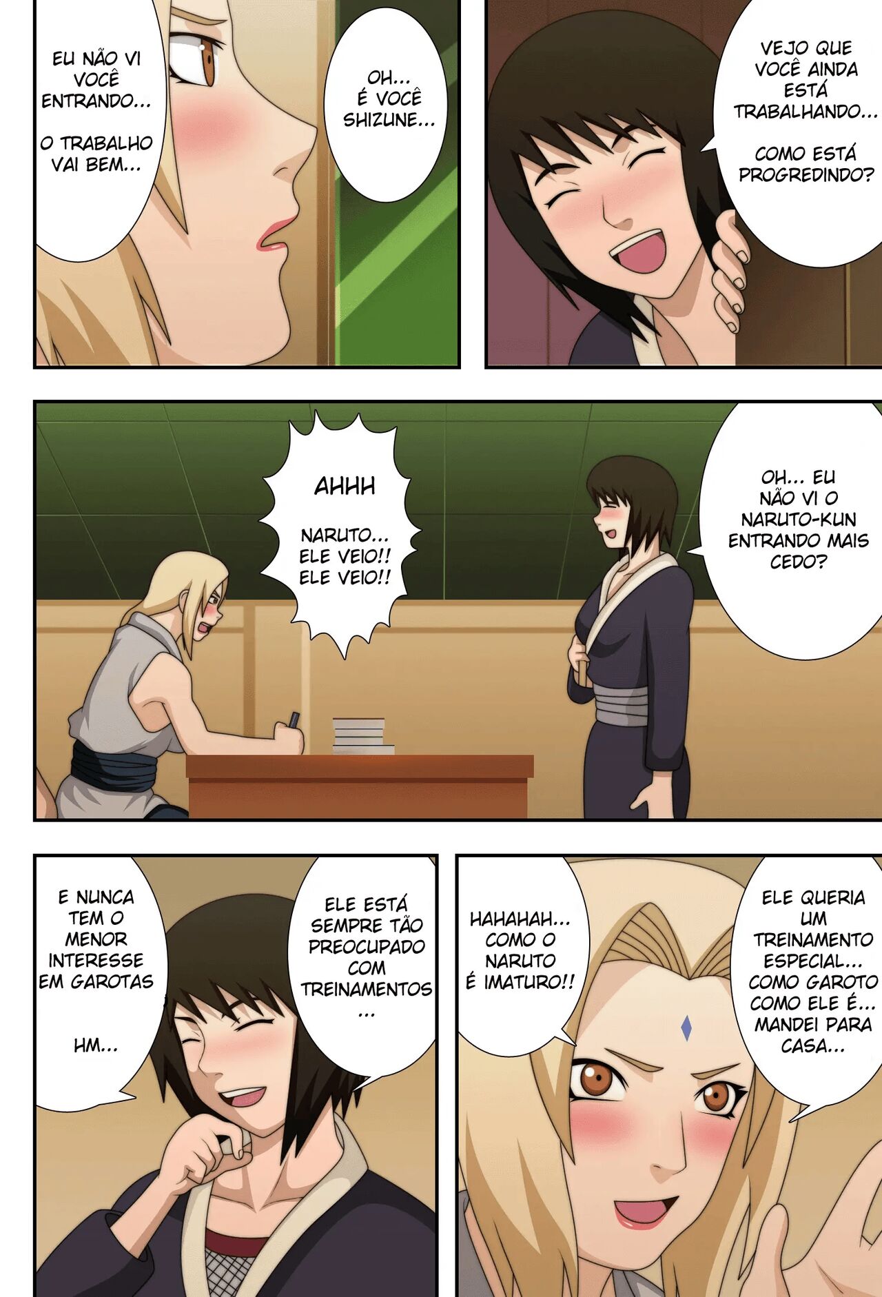 Naruho-Dou Naruto e Tsunade Kyonyuu No Ninja Chichikage  BigBreast Ninja  portuguese image number 23