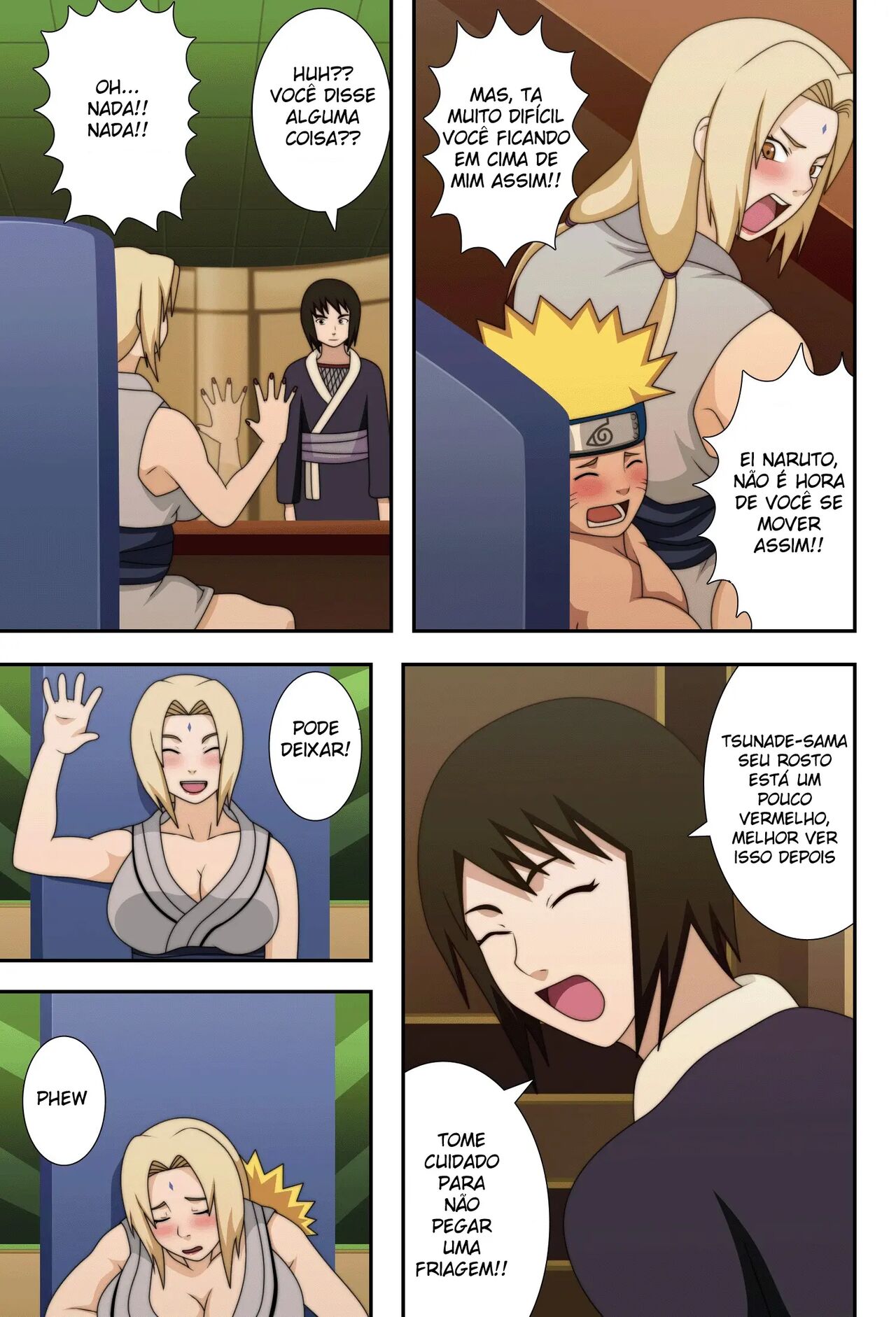 Naruho-Dou Naruto e Tsunade Kyonyuu No Ninja Chichikage  BigBreast Ninja  portuguese image number 26