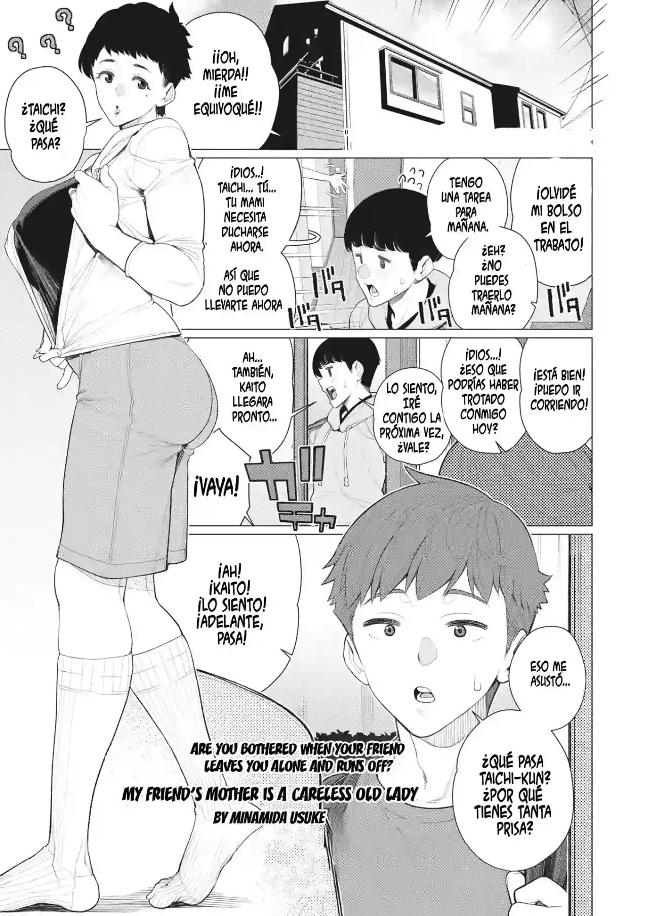 [Minamida Usuke] Tomodachi no Mama wa Muboubi Oba-san | La Madre de mi Amigo es Descuidada (COMIC HOTMiLK Koime Vol. 45)  [Spanish] [Cypher Translation]