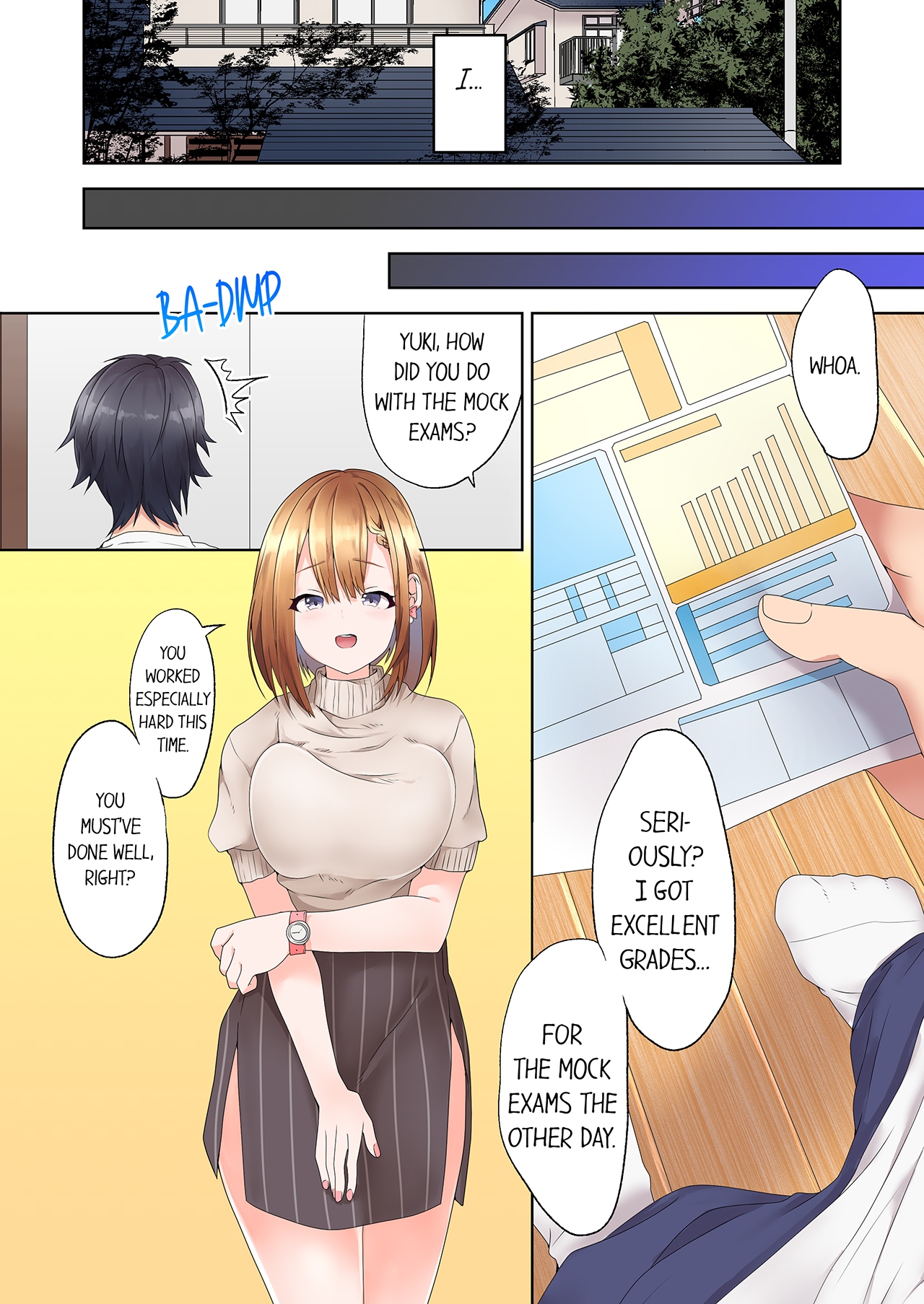 [Himino] Katei Kyoushi no Yuuwaku Sex "Gomu... Nakunaru made Tsukaou ne" 1 | My Private Tutor's Tempting Sex - "Let's Do It To Our Hearts' Content Until We Run Out Of Condoms" 1 [English] image number 12