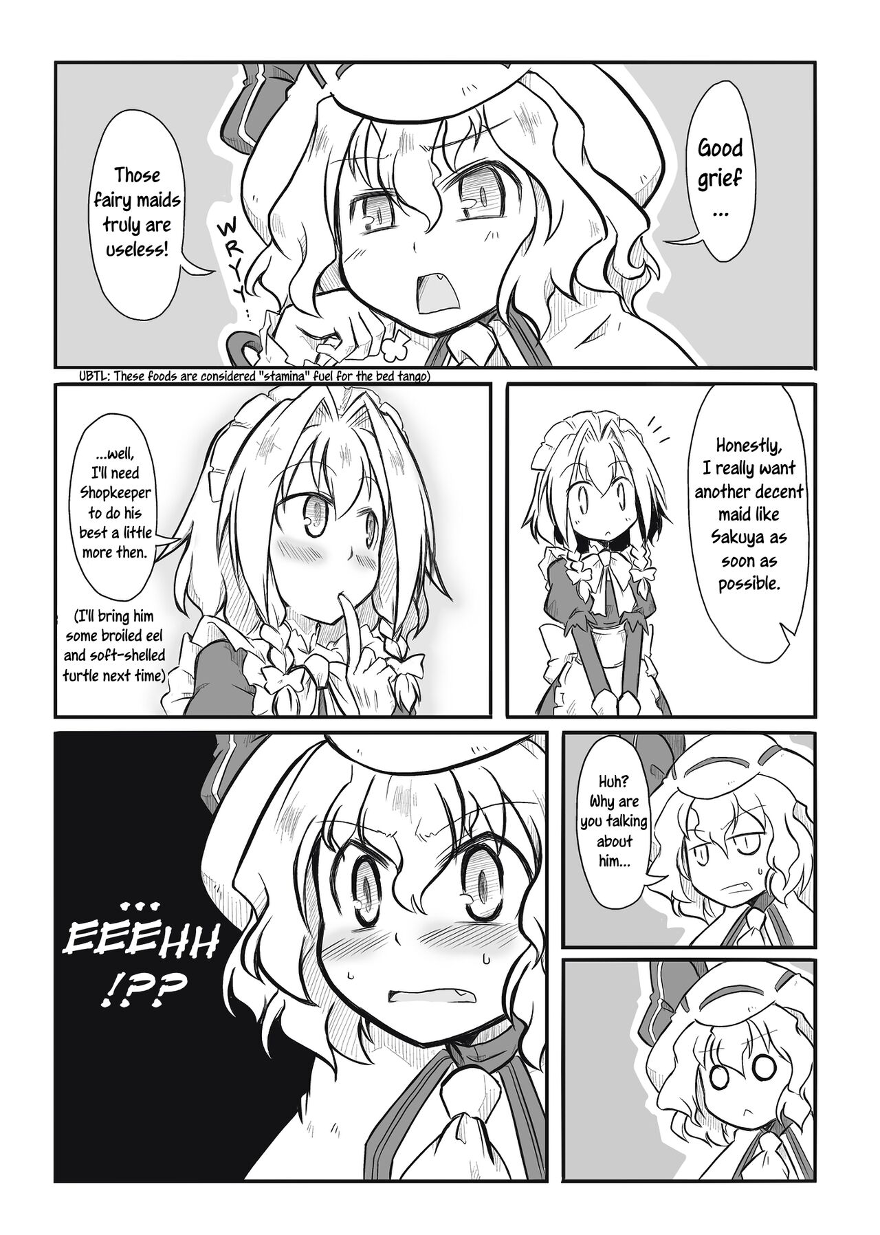 [Futa] Maid x Tenshu (Touhou Project) [English] [Uncle Bane] image number 18