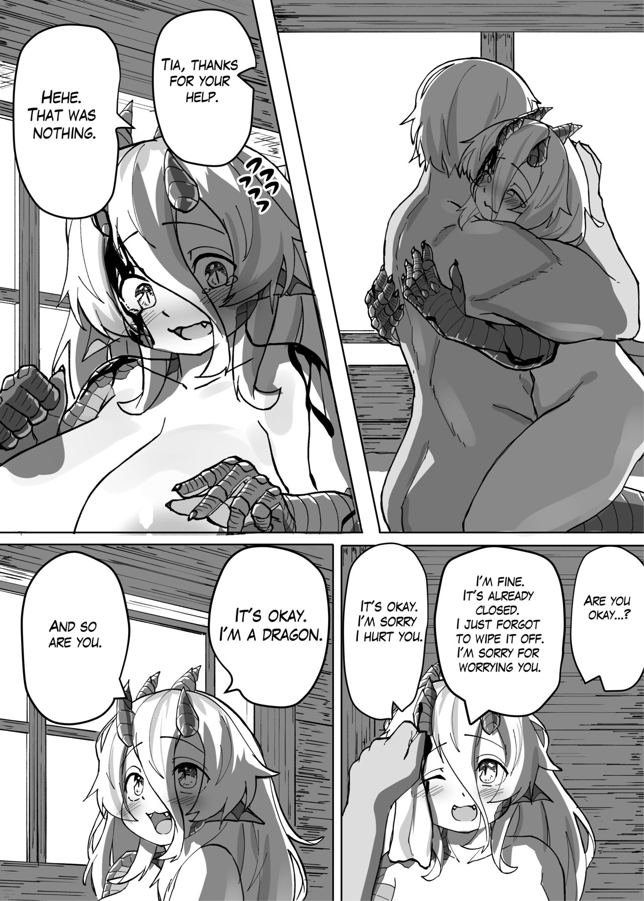 [Saikutsu Kichi (Kagarimachi Konatsu)] Because That Night Was The Happiest They've Ever Been - Persecuted Dragon Girl and an Assassin at His Limit Forget Human Speech and Have Beastly Sex[English] [Digital] 33eme image