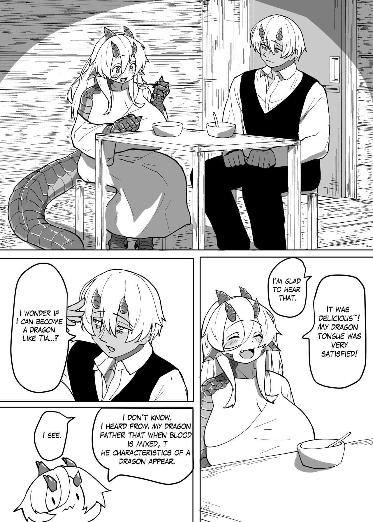 [Saikutsu Kichi (Kagarimachi Konatsu)] Because That Night Was The Happiest They've Ever Been - Persecuted Dragon Girl and an Assassin at His Limit Forget Human Speech and Have Beastly Sex[English] [Digital] 81eme image