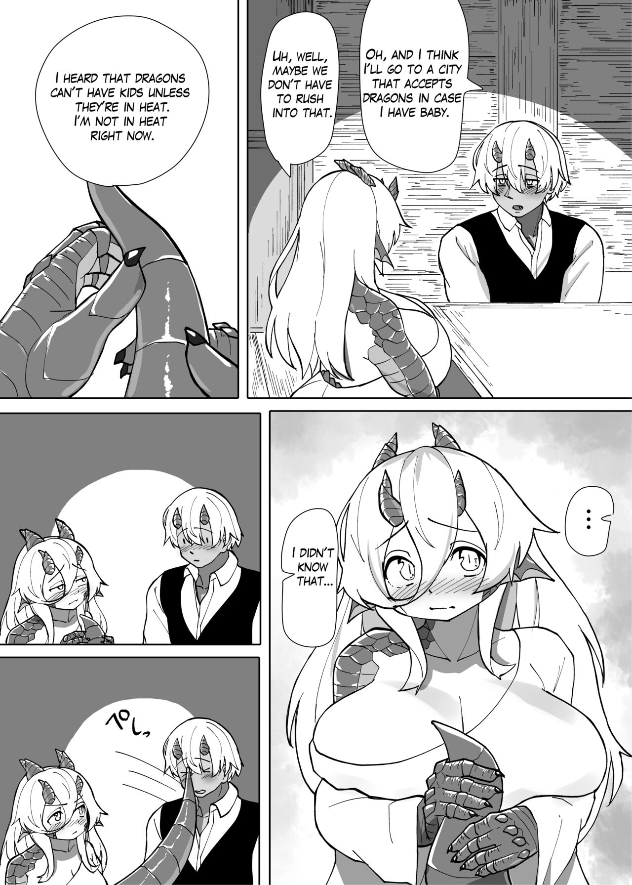 [Saikutsu Kichi (Kagarimachi Konatsu)] Because That Night Was The Happiest They've Ever Been - Persecuted Dragon Girl and an Assassin at His Limit Forget Human Speech and Have Beastly Sex[English] [Digital] 83eme image