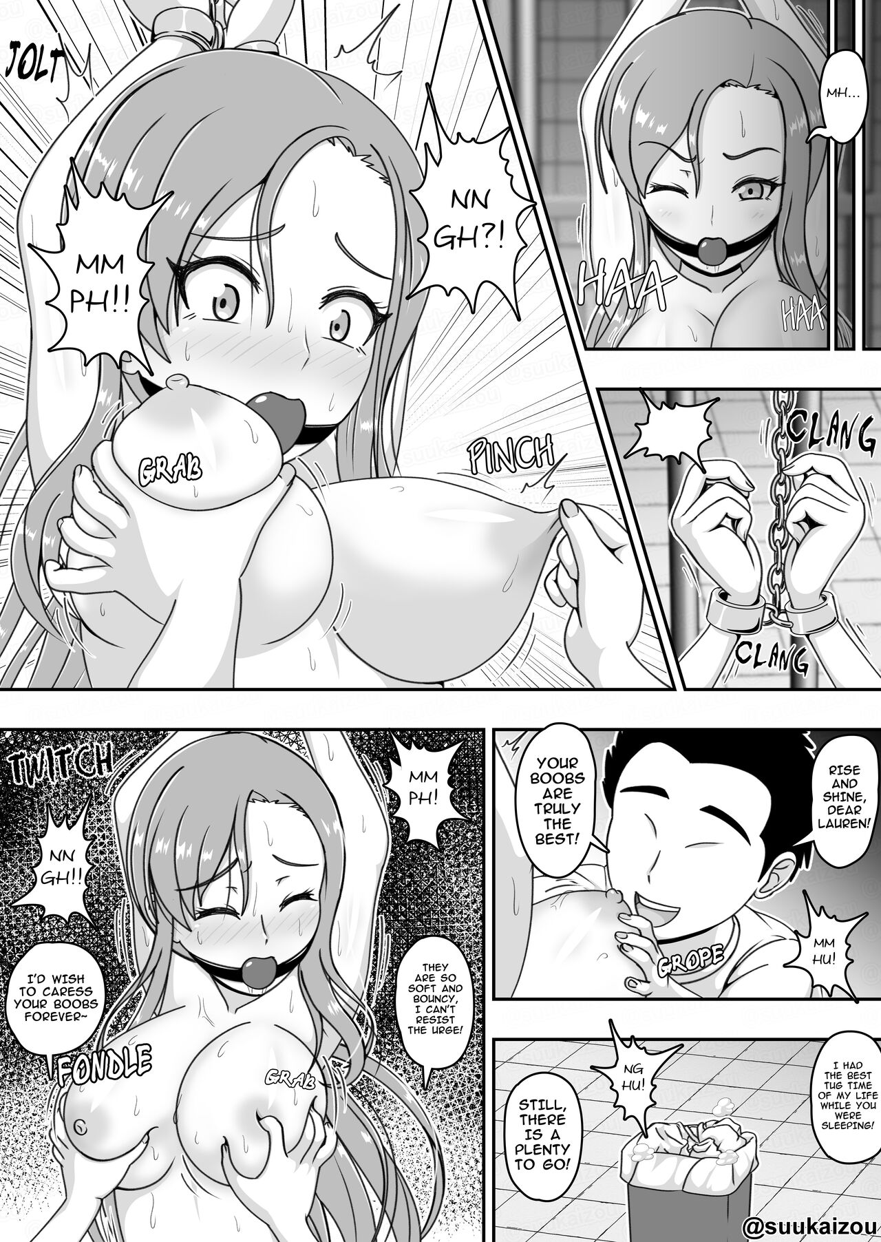 [suukaizou] Lauren is restrained and blamed mainly on her boobs numero di immagine  10