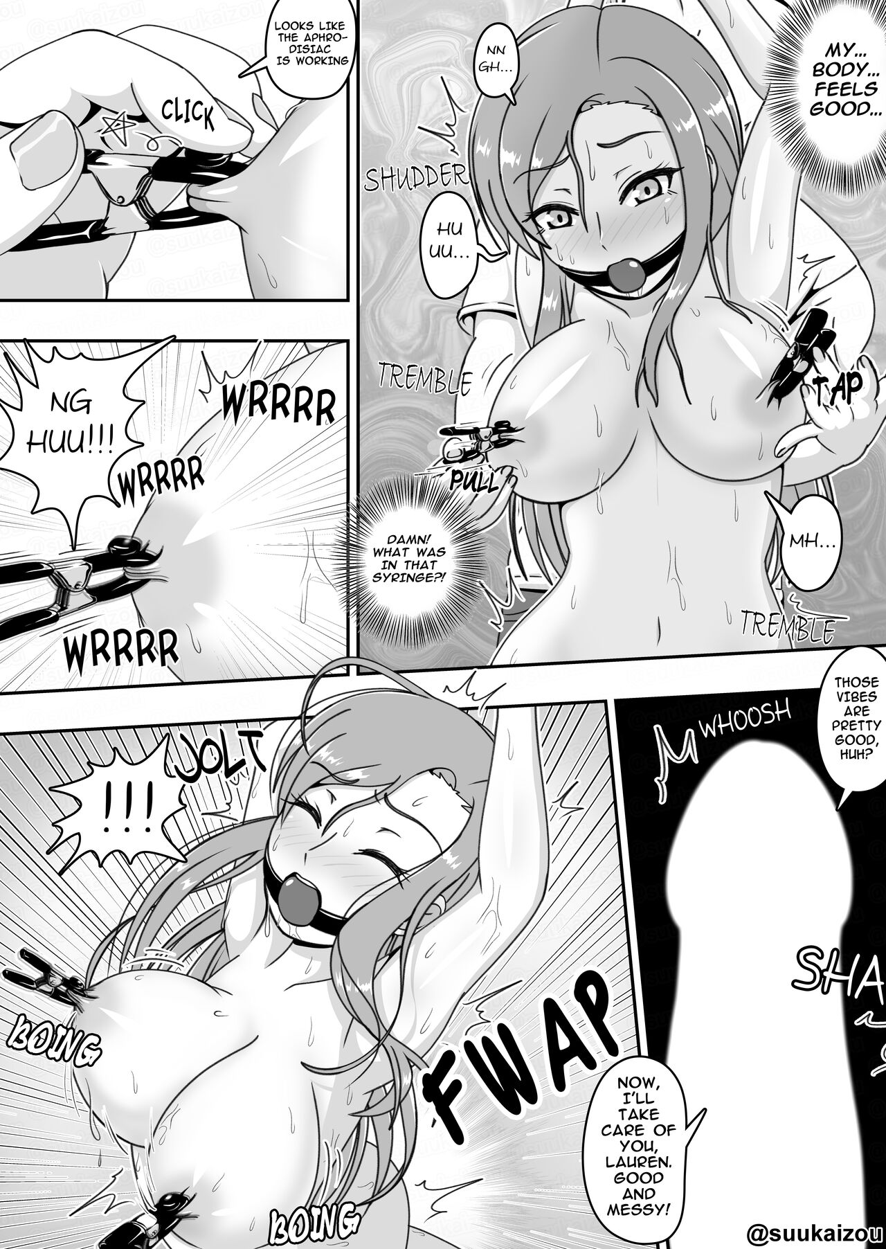 [suukaizou] Lauren is restrained and blamed mainly on her boobs numero di immagine  13