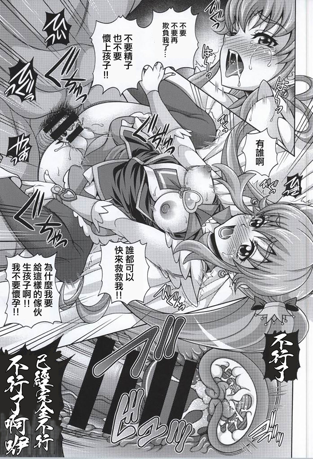 (COMIC1☆8) [K2 Tomo no Kai (Mizuki)] GIRLS ANNIVERSARY SIDE P (HappinessCharge Precure!)(ancient个人机翻汉化) image number 18