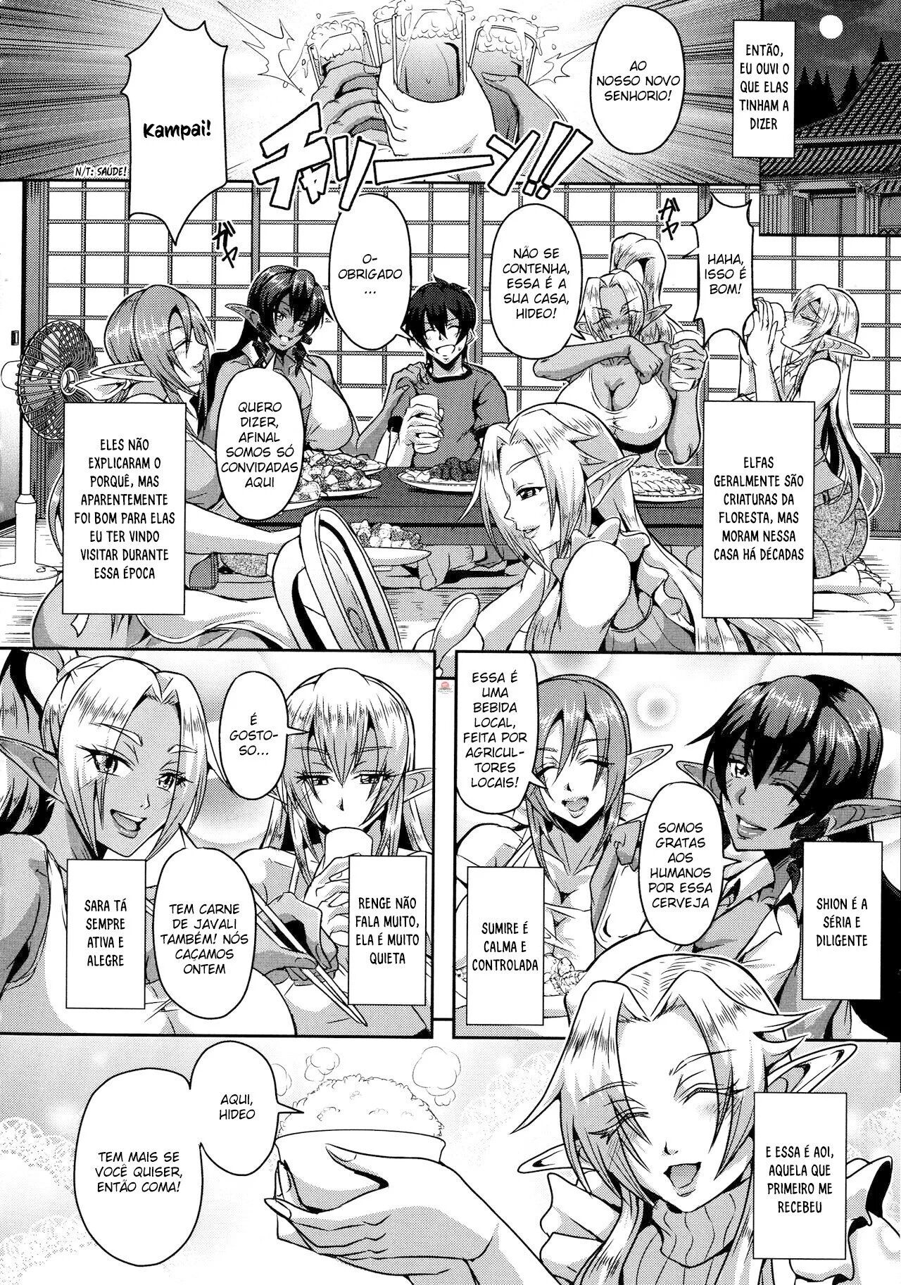 [Mifune Seijirou] Elf Harem no Mori to Kozukuri Keiyaku (Elf Harem Monogatari) [Portuguese-BR] [Bakai.org] 画像番号 12