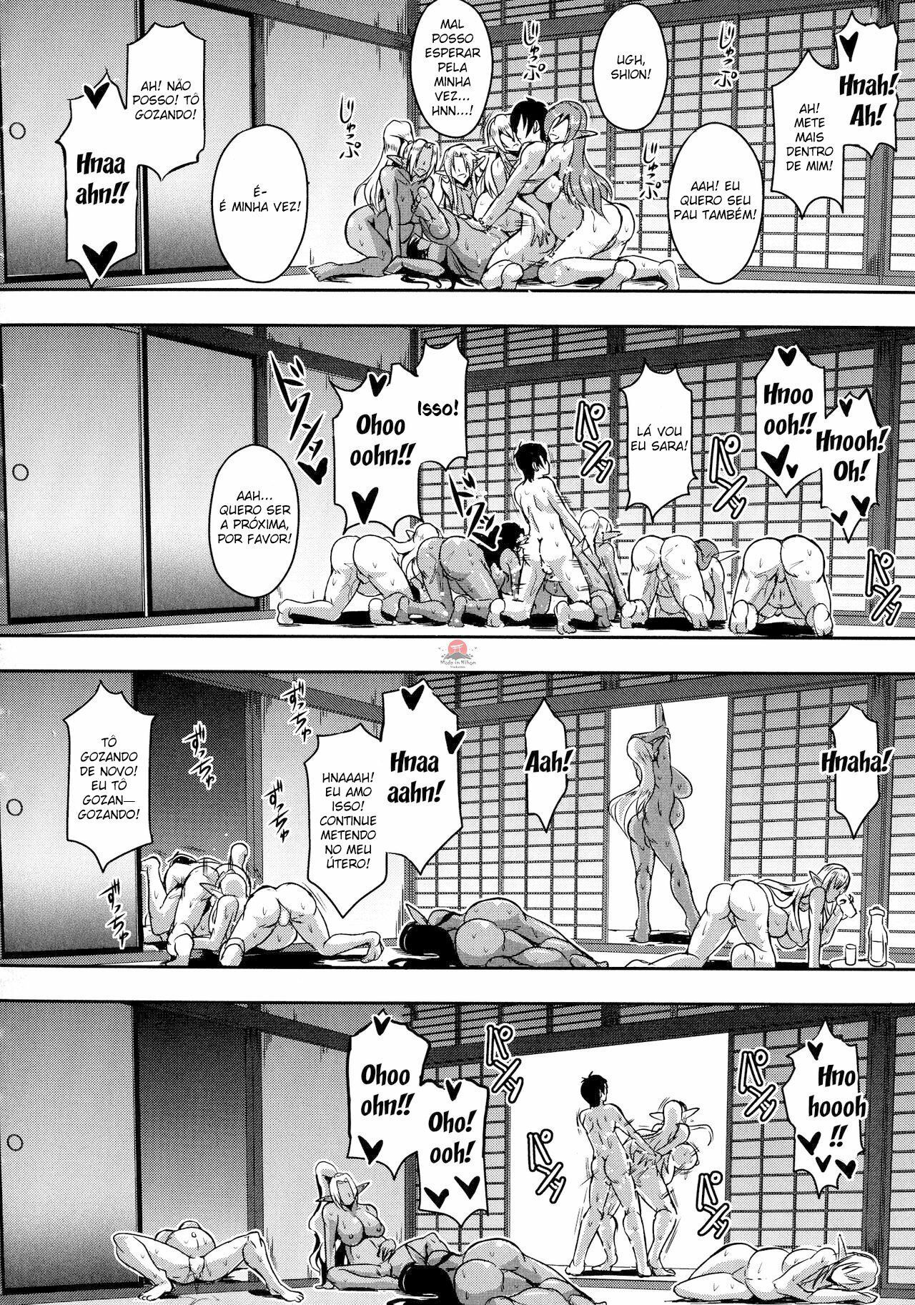 [Mifune Seijirou] Elf Harem no Mori to Kozukuri Keiyaku (Elf Harem Monogatari) [Portuguese-BR] [Bakai.org] 画像番号 40