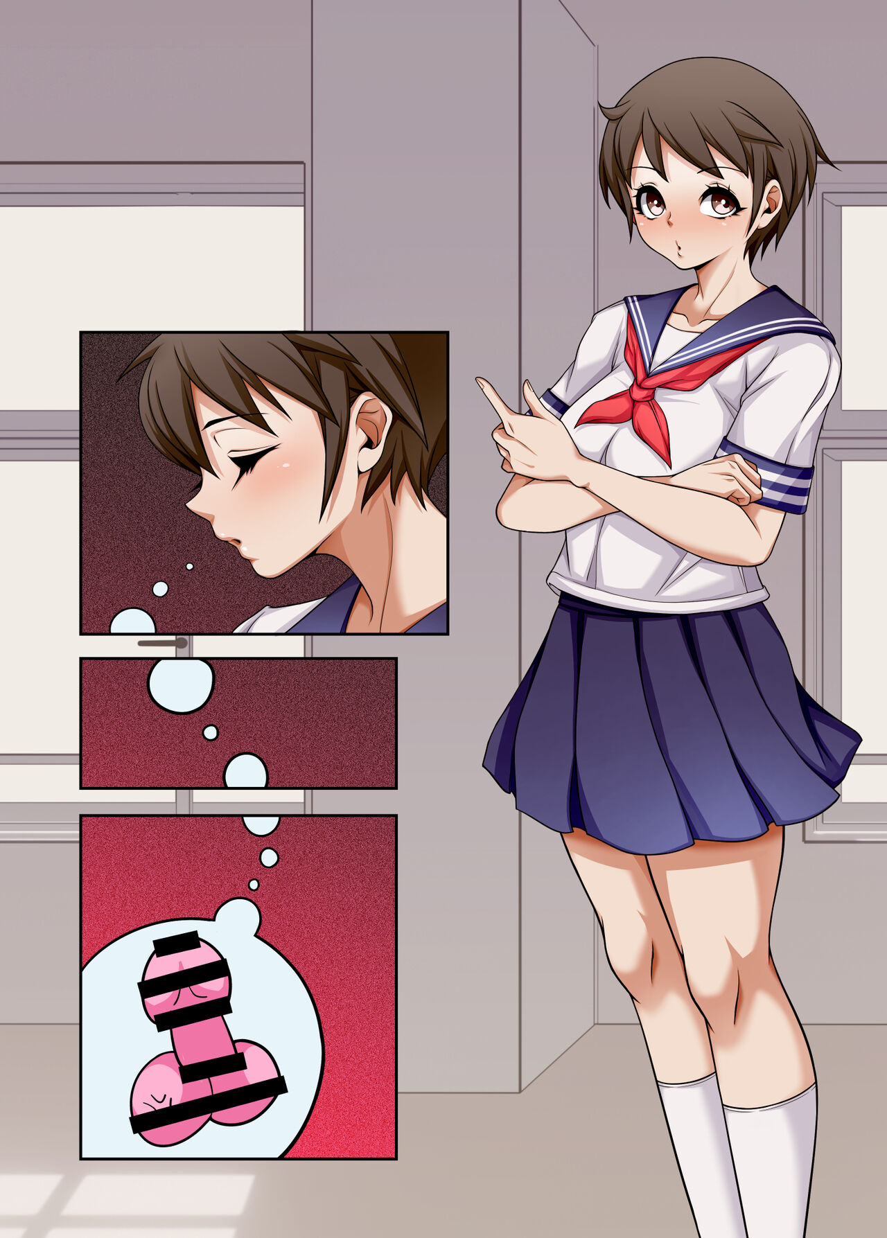 [たにゅうびん] あのこのせい ~ふたなりオナニー編~ 82eme image