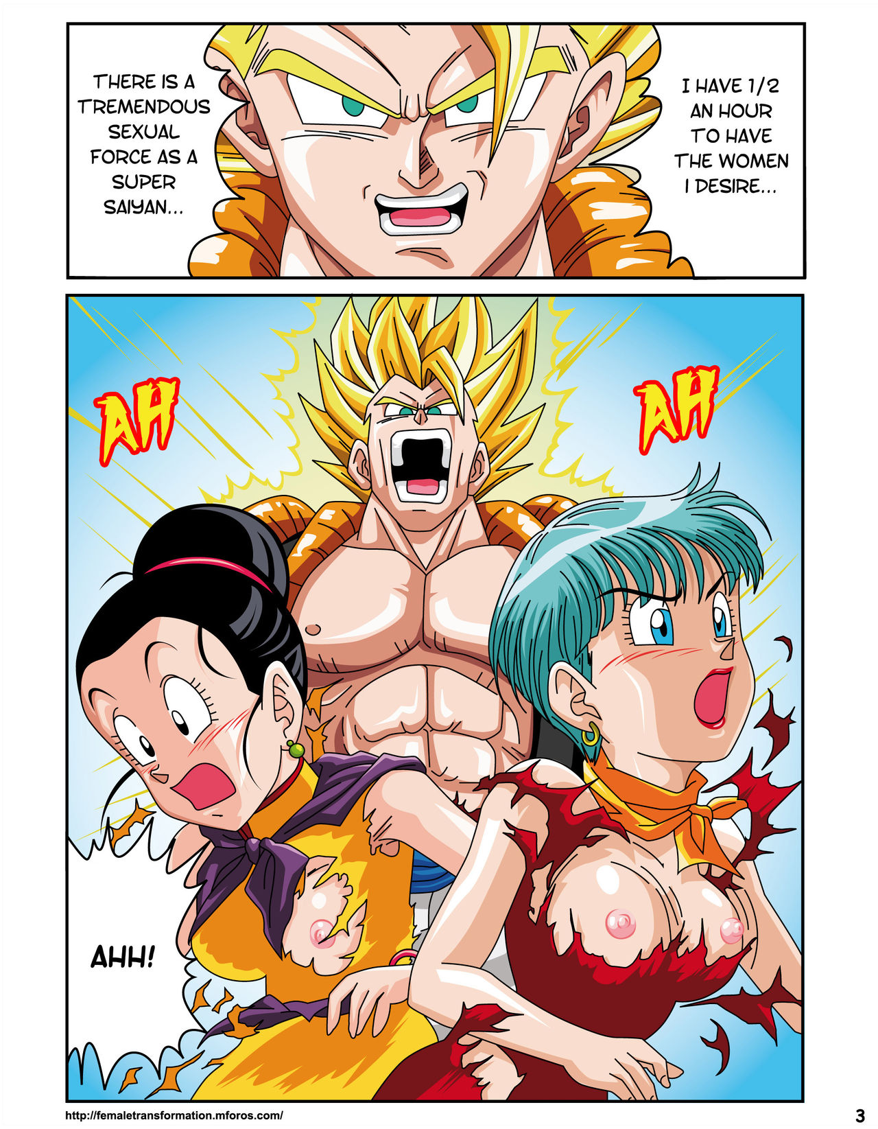 [Rehabilitation (Garland)] Dragon Ball H: Sex Sayan! [English] [Colorized] изображение № 4