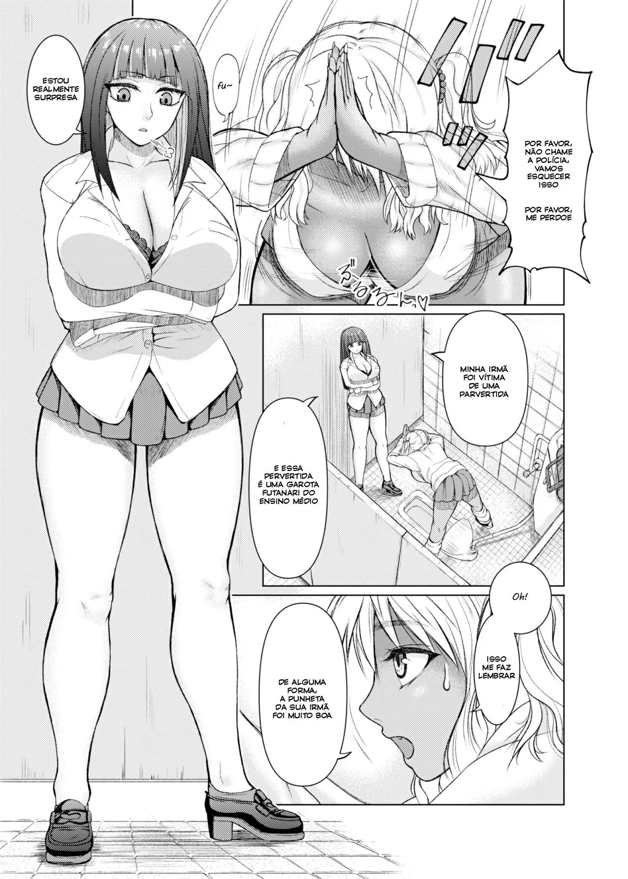 [ray-raw (Nobuhiro)] Futanari Bitch Gal wa Suki desu ka? [pt-BR] [Bakai.org] image number 6