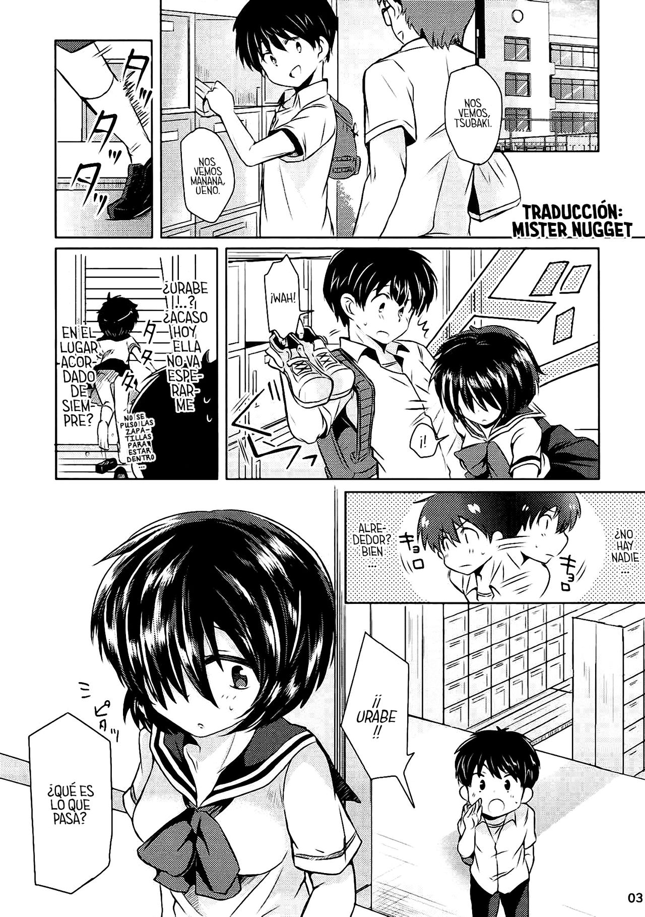 (C82) [ZUZUZU (Kamiya Zuzu)] Sekkyokuteki na Kanojo (Nazo no Kanojo X) [Spanish] [Mr. Nugget] 画像番号 2