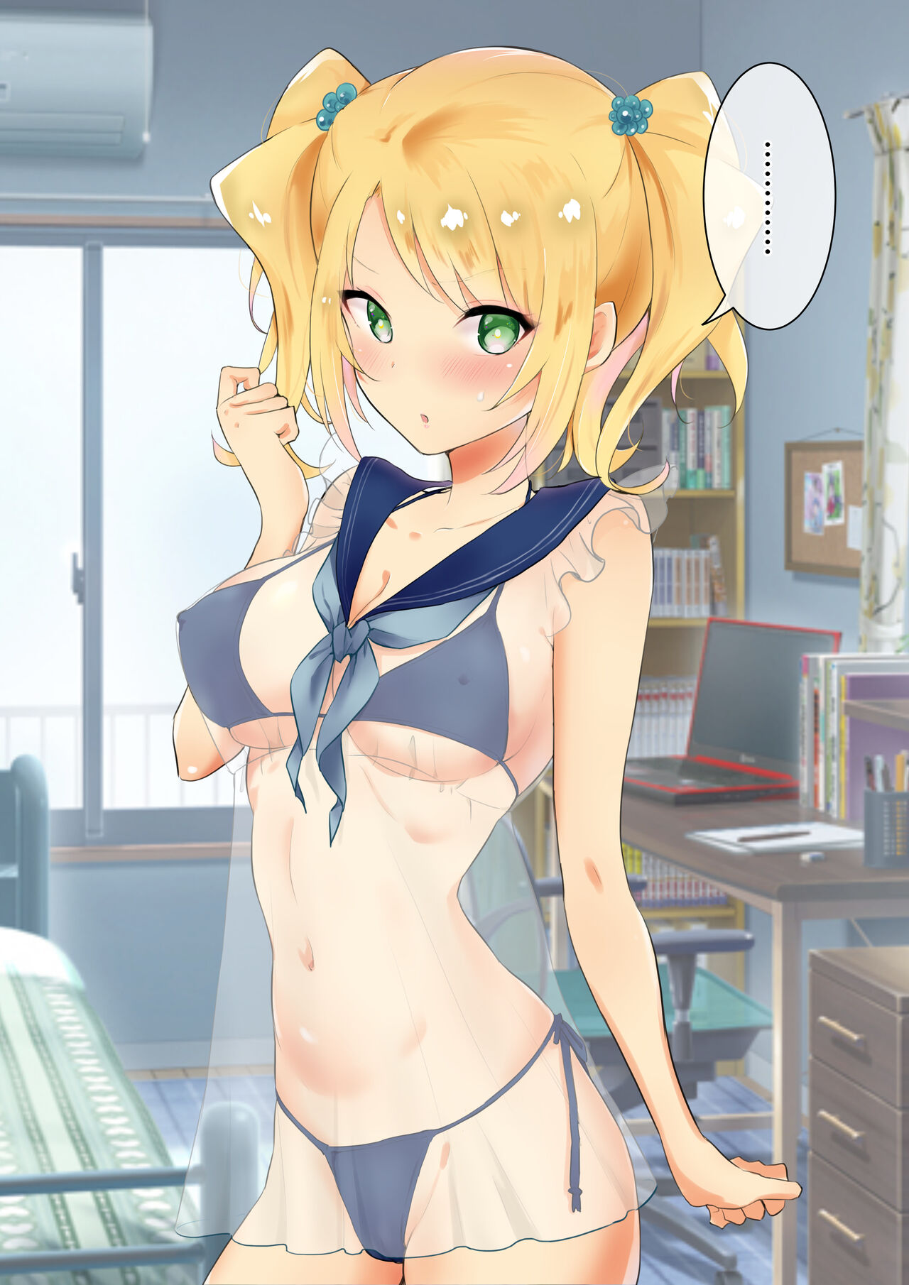 [にゃんだらけ] 彼女にエロい水着を着せてヤりまくる話 画像番号 27